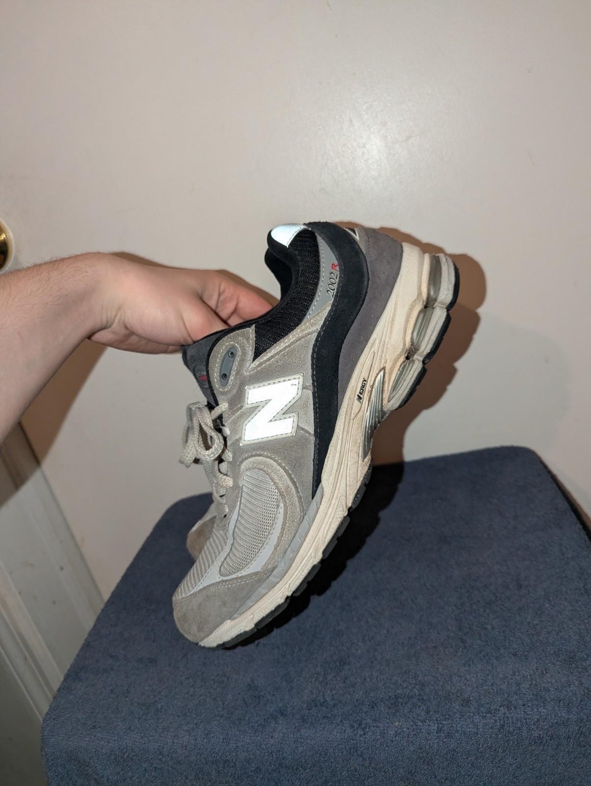 New Balance 2002R Slate Grey Black Raincloud M2002RSG Mens Size 10 D