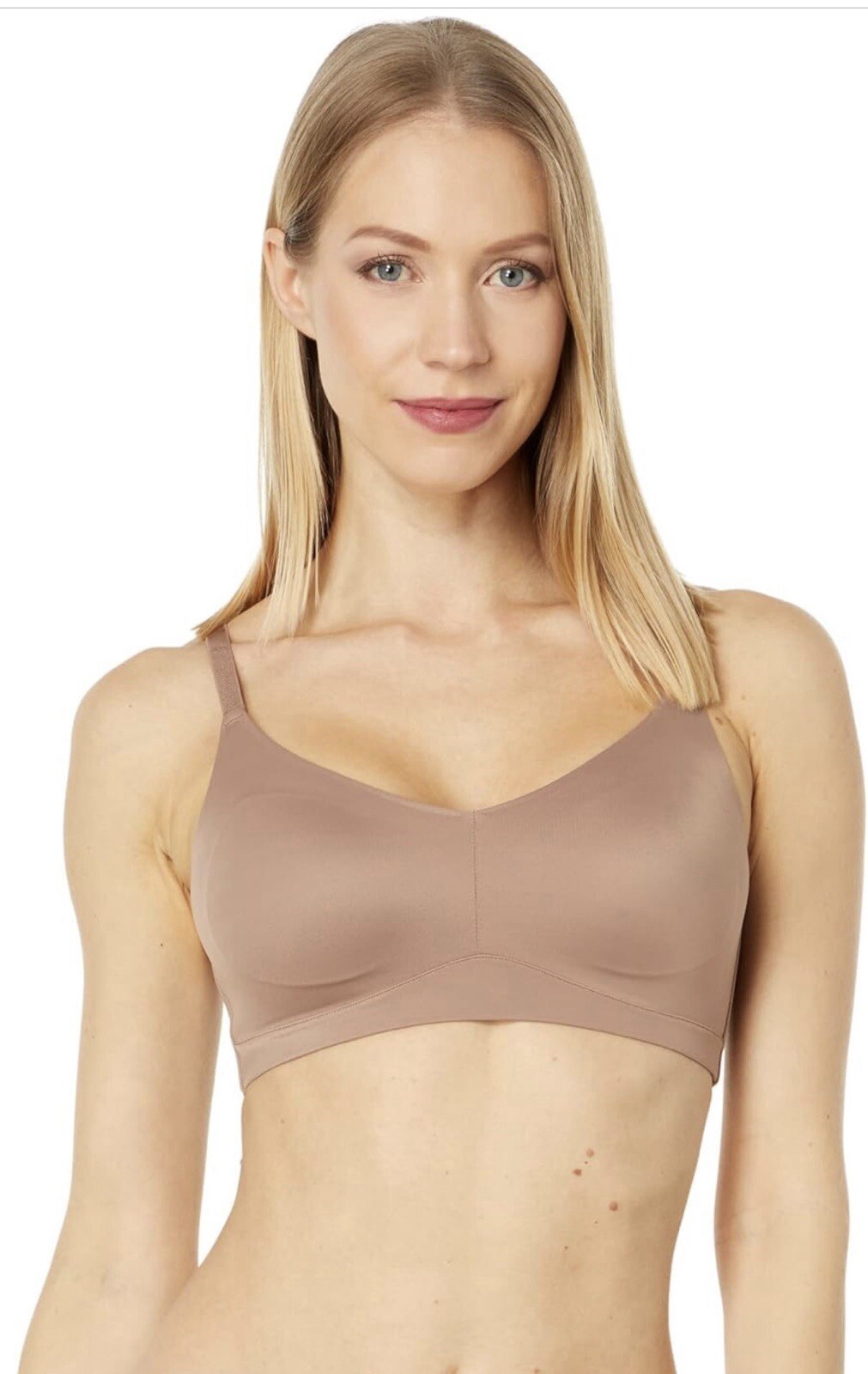 NEW WITH TAGS SPANX 30060R Trifecta Wireless Bra CAFE AU LAIT M D-DD Comfort