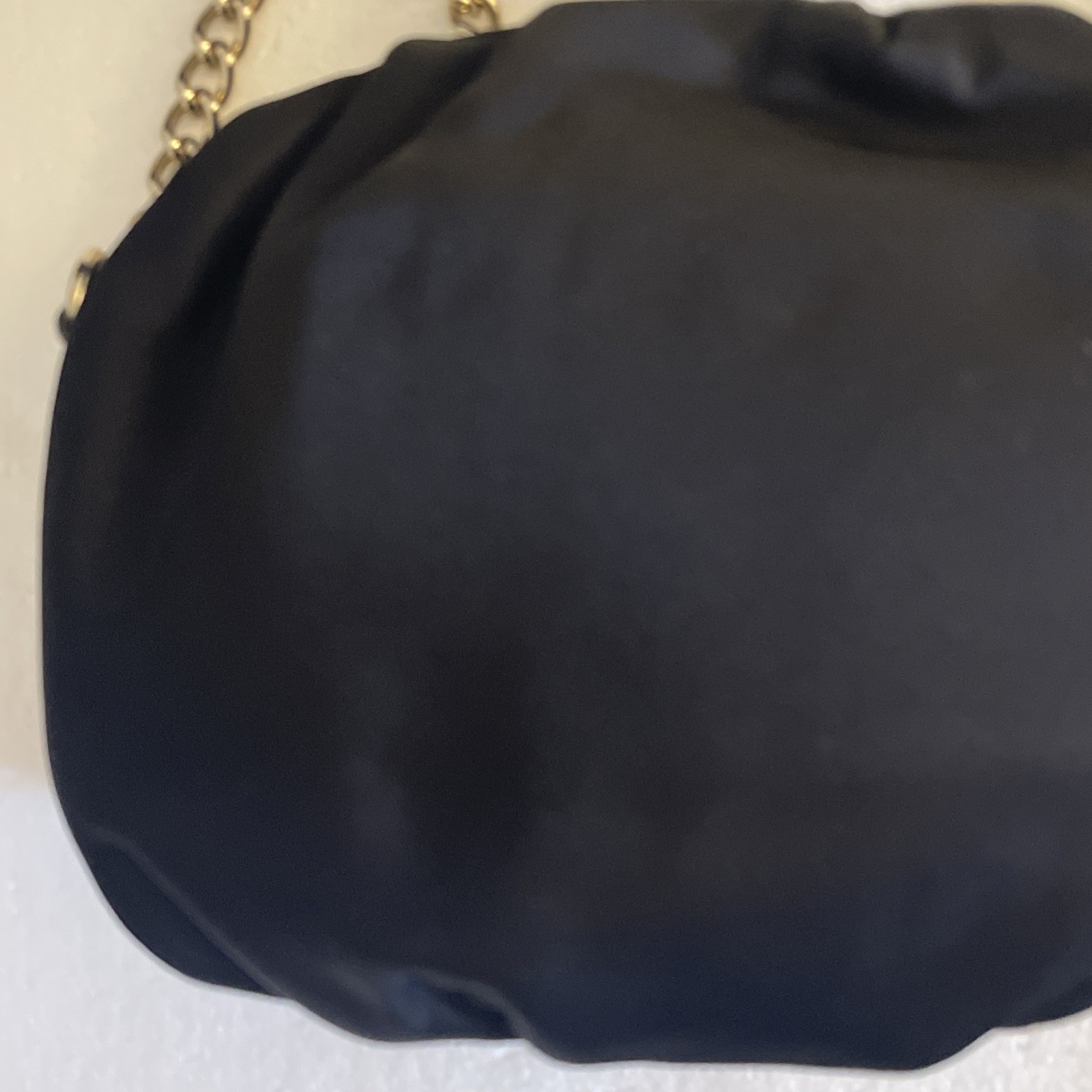 Kate Spade Greta Black Nylon Crossbody Chain Strap Purse Bag