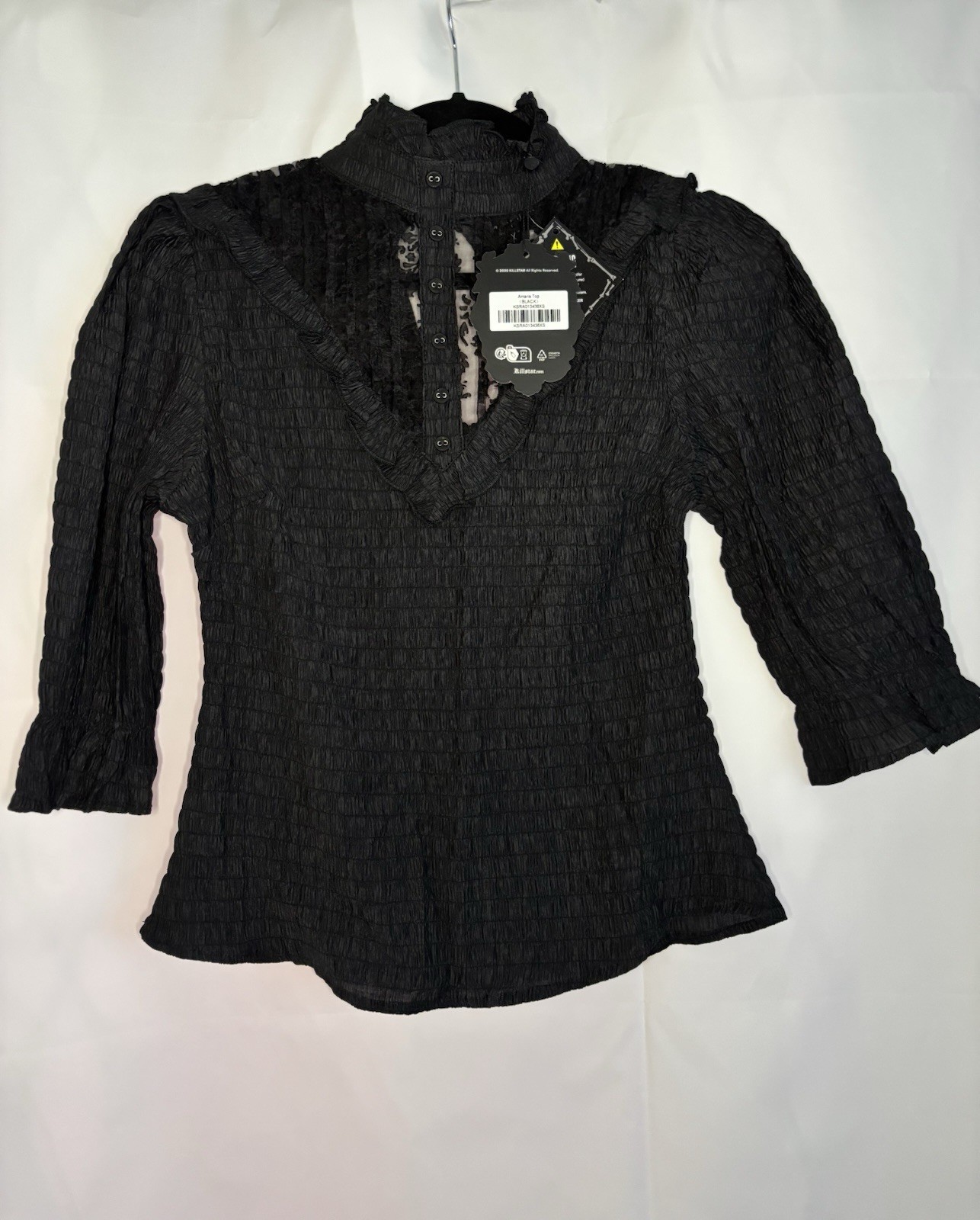KILLSTAR Amaris Top [Black]- XS