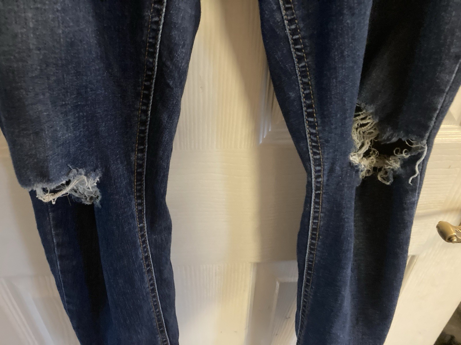 Women’s Stretchy Dark Blue F&F Jeans Size 16 Waist 36in Length 28in Next DP VGC