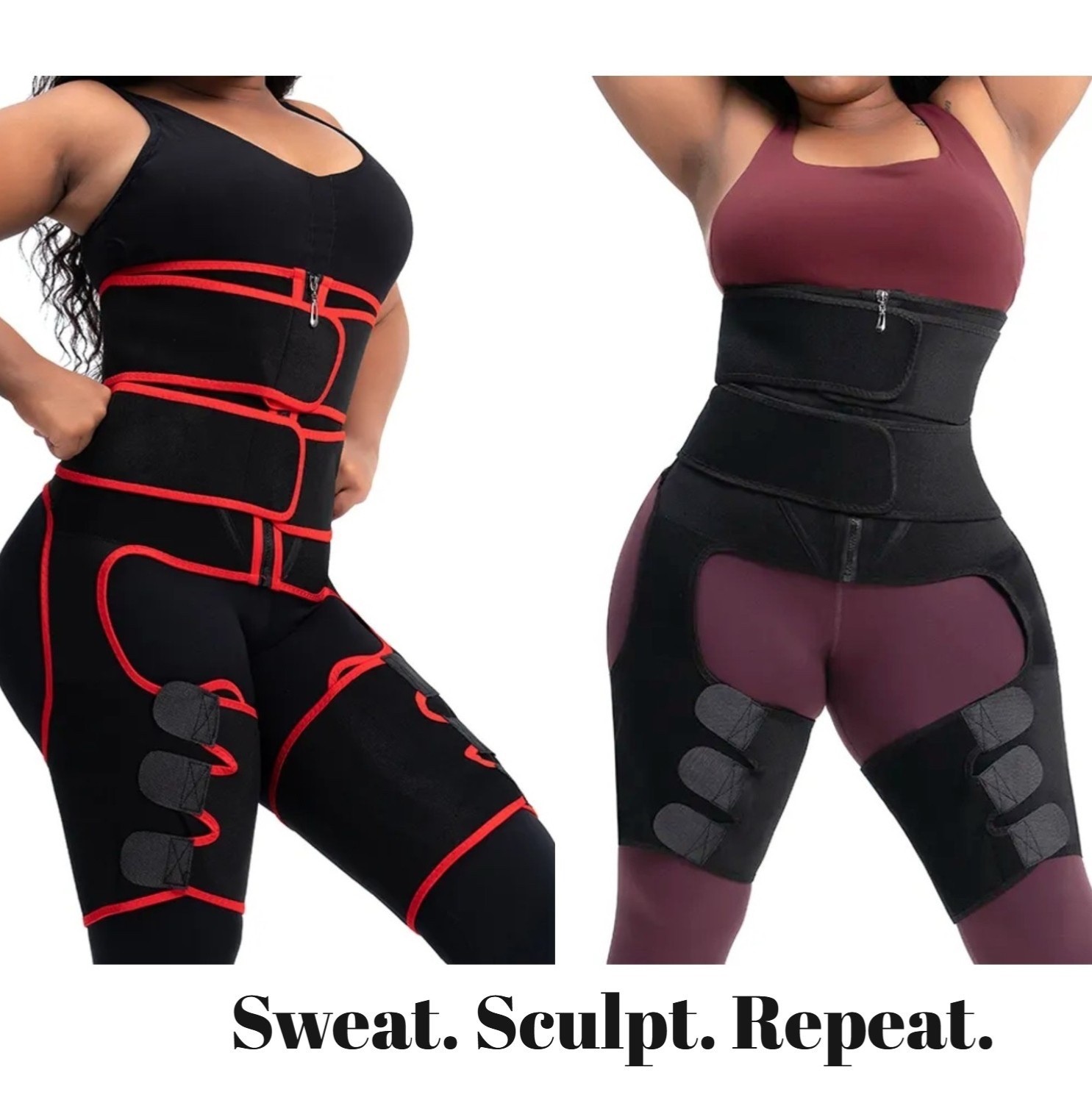 Thermo Fat Burner Neoprene 3-in-1 Waist Thigh Trimmer Butt Lift Shaper XL – XXL