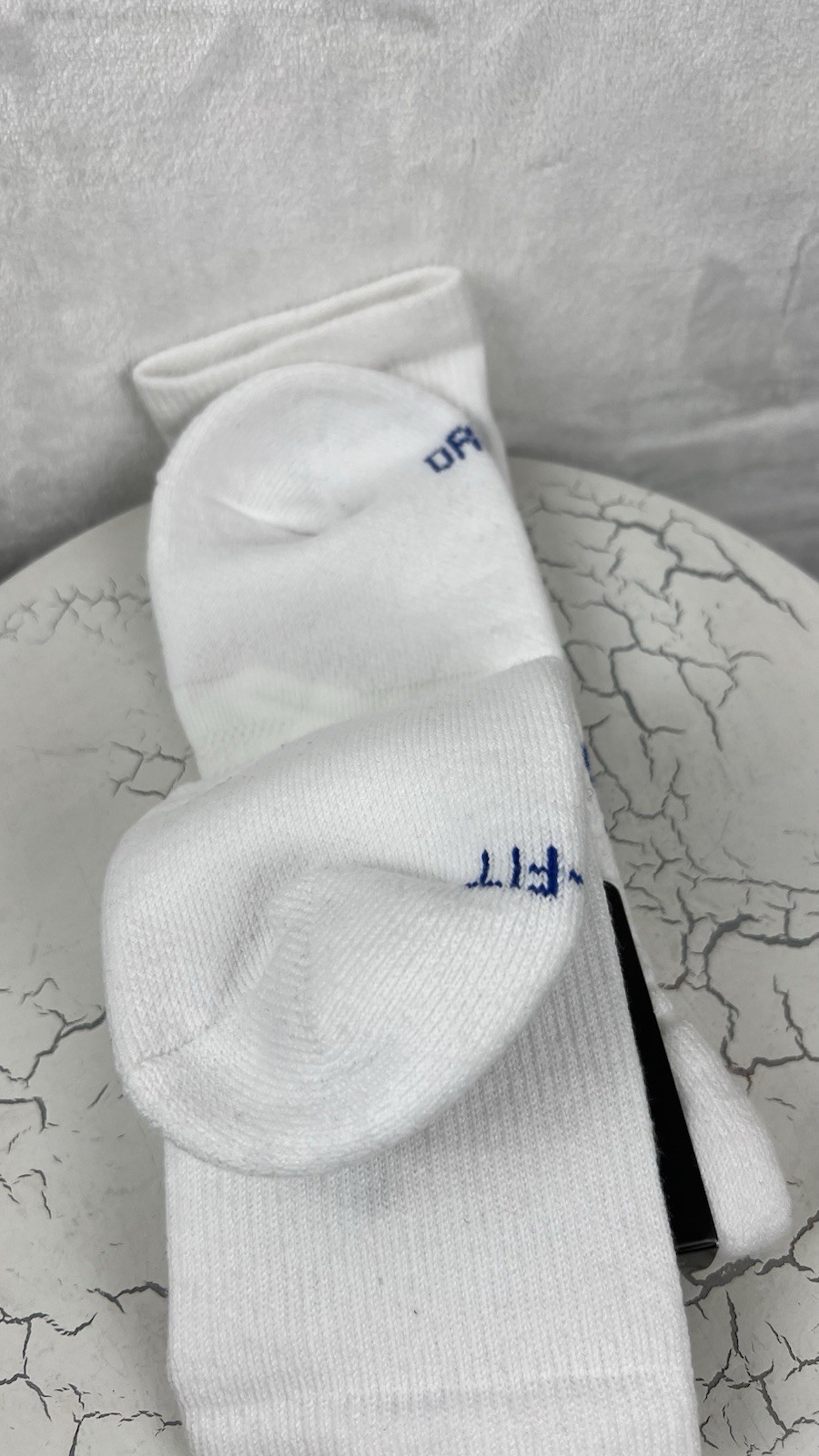 Nike Air Jordan Everyday Dri-Fit Crew Socks 1 Pairs White Men’s Size XL 12-15