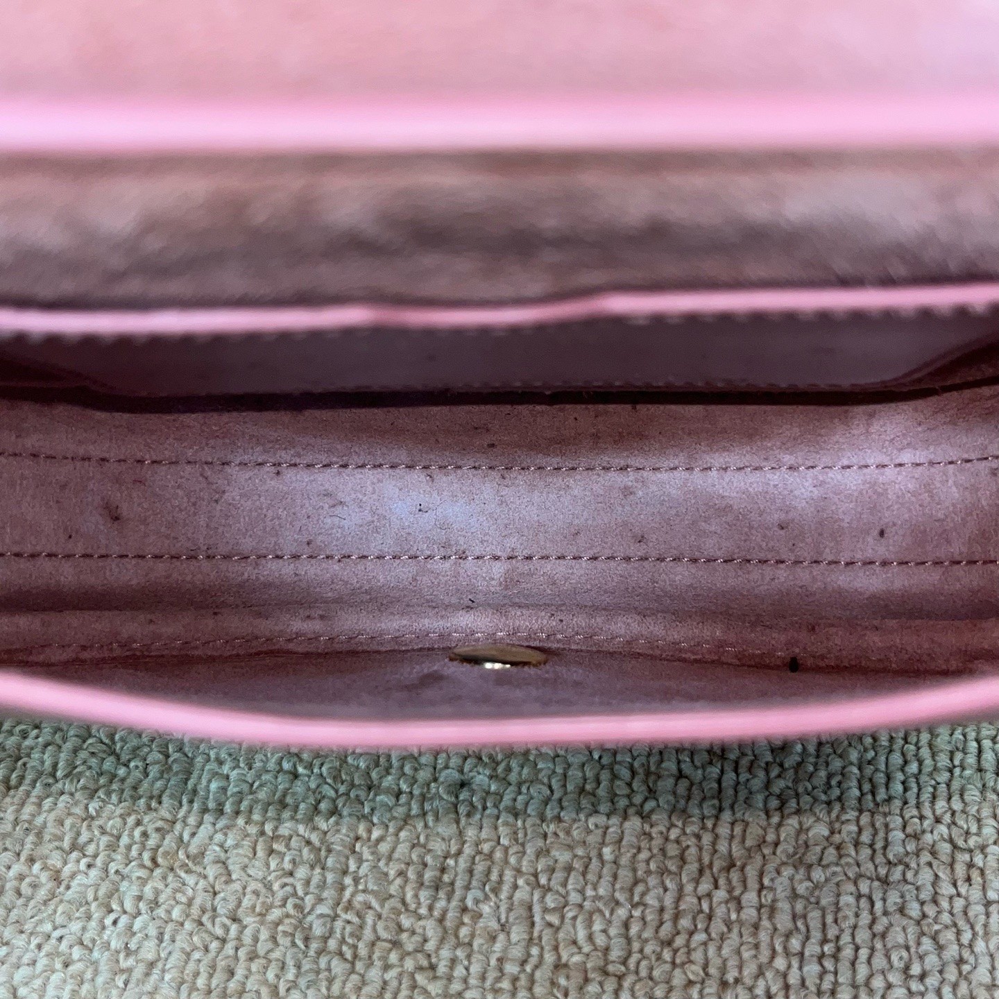 Dior Pre-Owned Authentic Saddle Bag Pink 17*13*4.5 Free Tracked Shipping