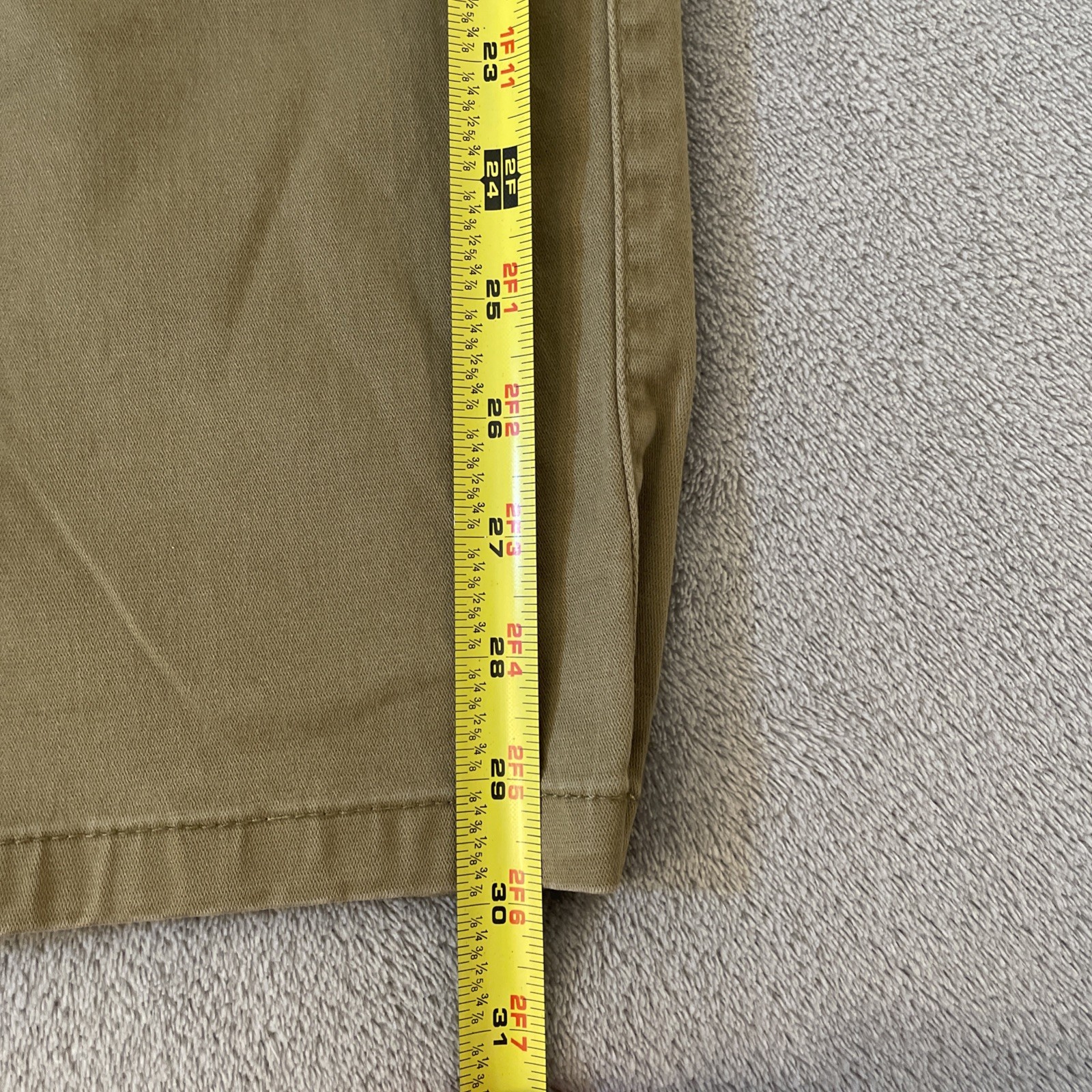 Lee Extreme Motion Pants Men’s 32×30 Beige Brown Cotton Chinos Workwear Stretch