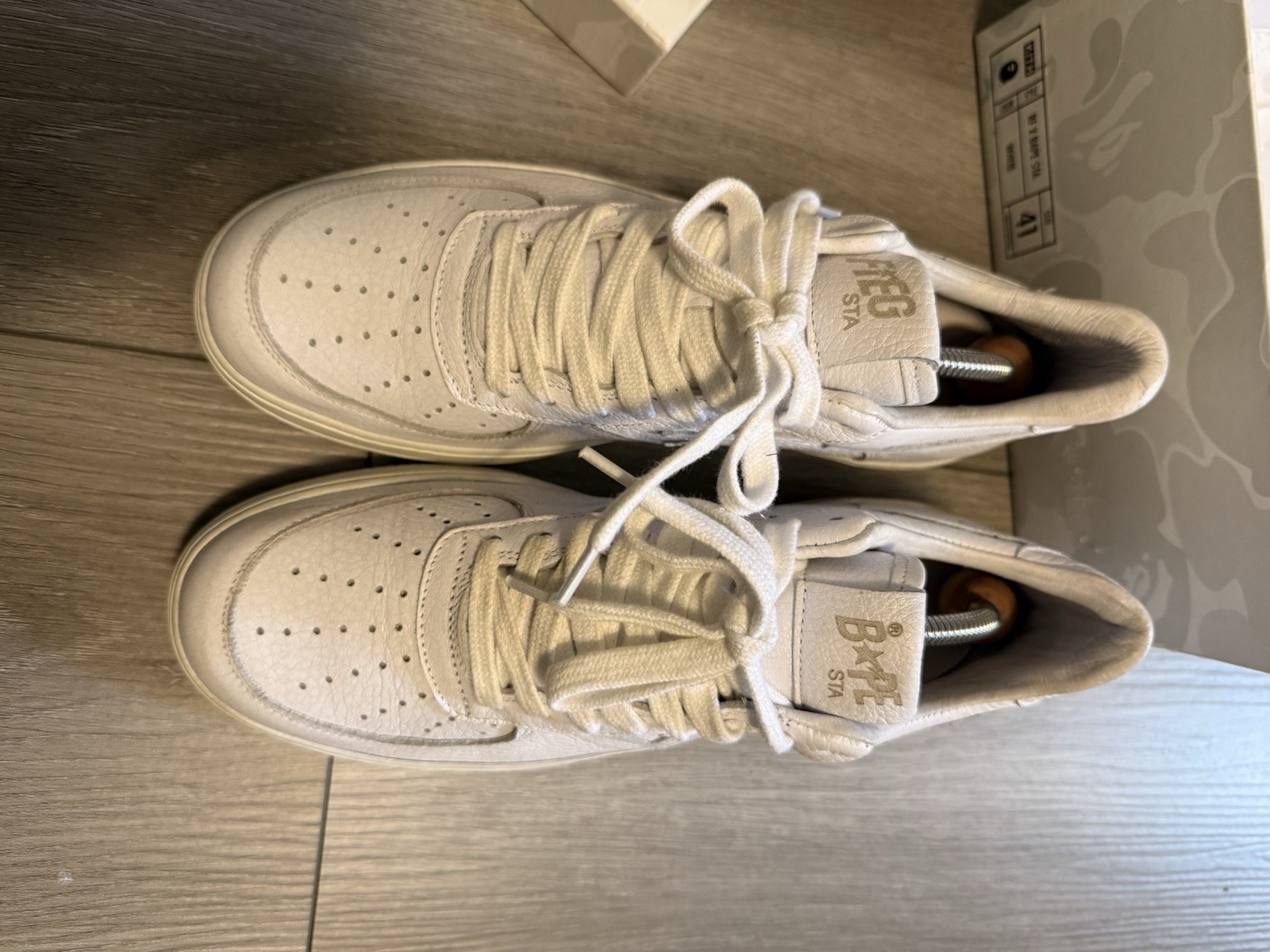 Ronnie Fieg x A Bathing Ape Fiegsta Bapesta Kith Size 41 Made in Portugal