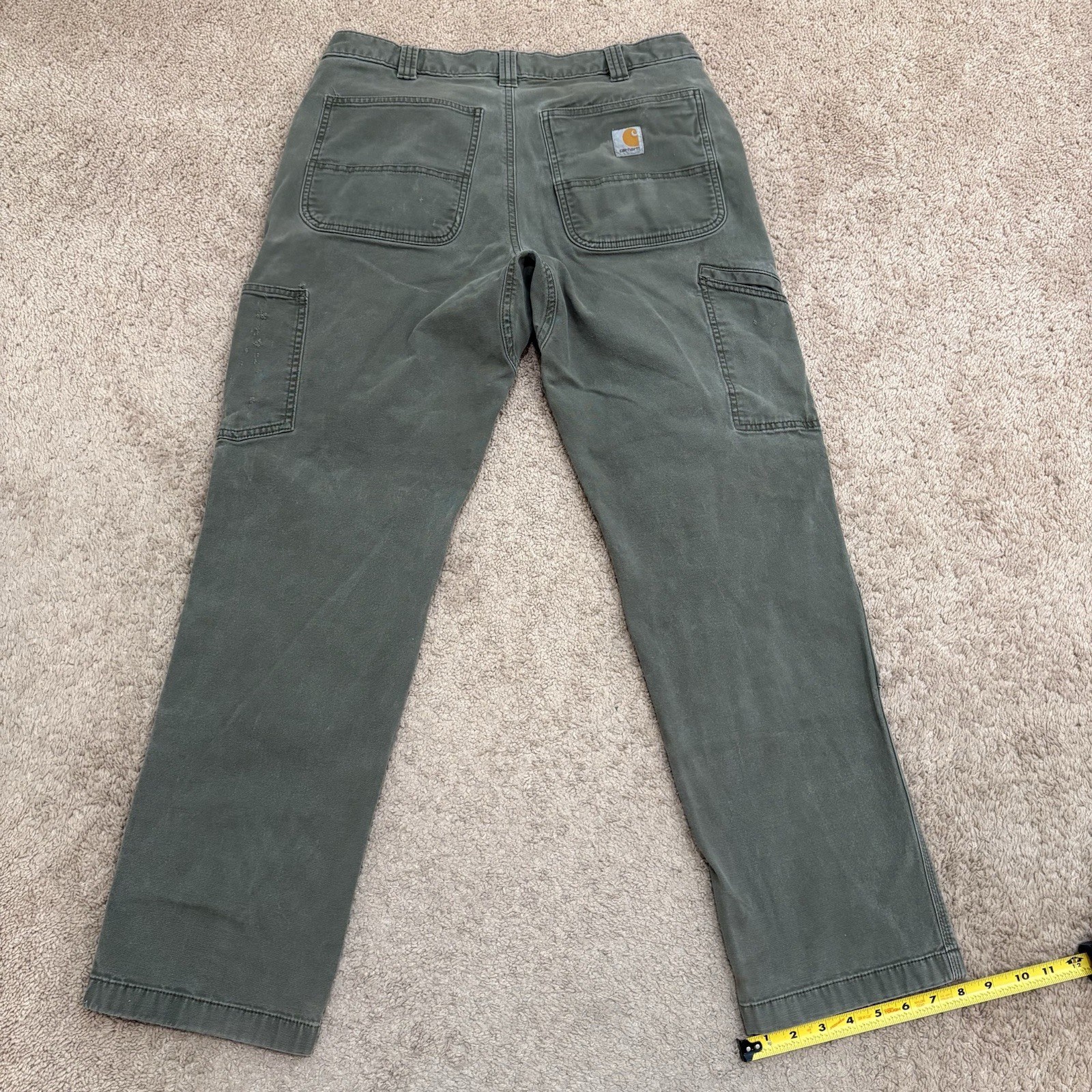 Carhartt Double Knee Workwear Pants Men’s 32×30 Green Carpenter Y2K 102802-217