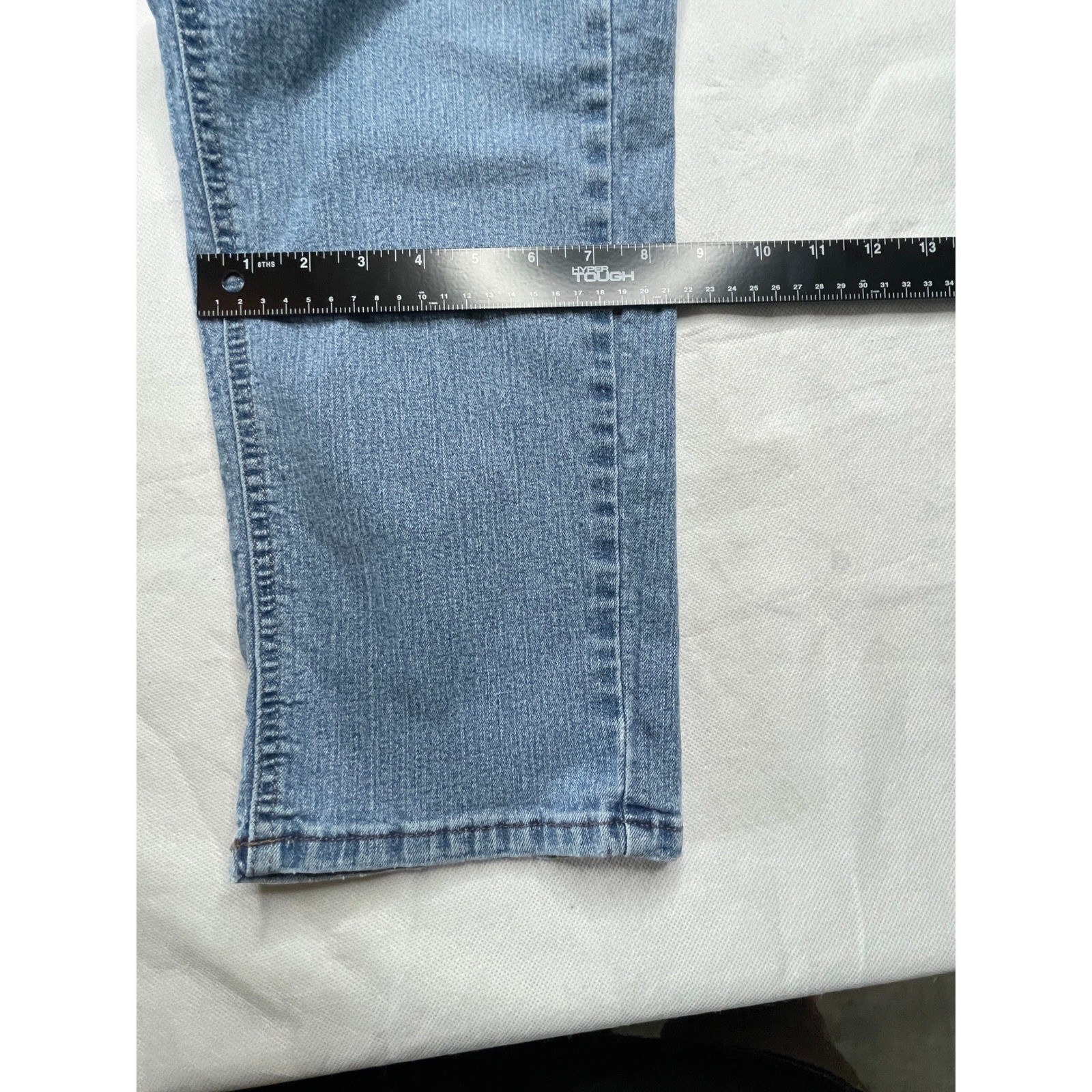 Just My Size Jeans WOMENS 18W Blue Stretch Classic Denim Straight Leg Light Wash