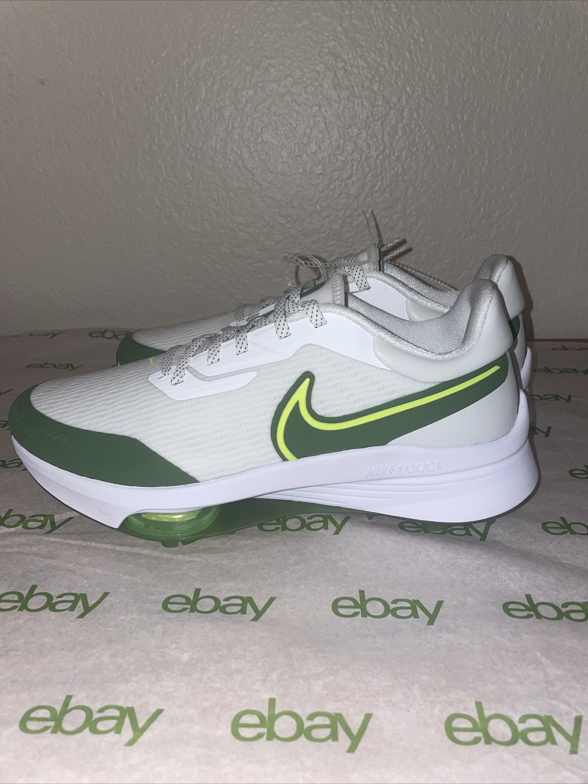 Nike Air Zoom Infinity Tour Next% White Golf Shoes Men’s Sz 9 Wide DM8446