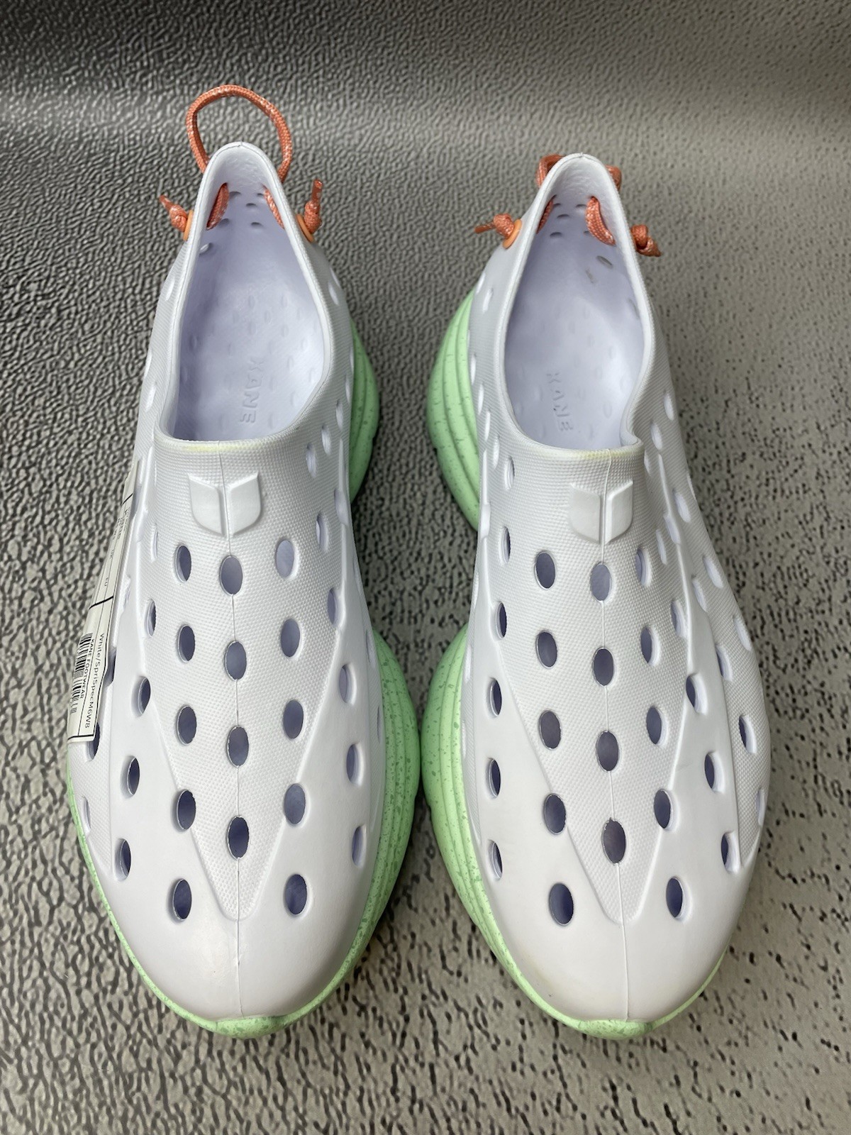 Kane Revive Shoes White Spring Speckle Vented Rubber Sneakers Size US M 6 W 8