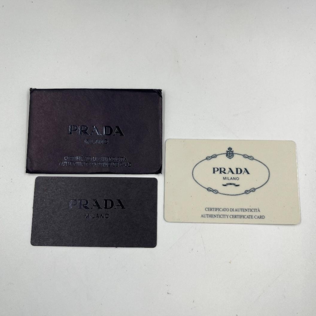 Prada Khaki Nylon Backpack Triangle Logo White Tag Japan Rare 072271