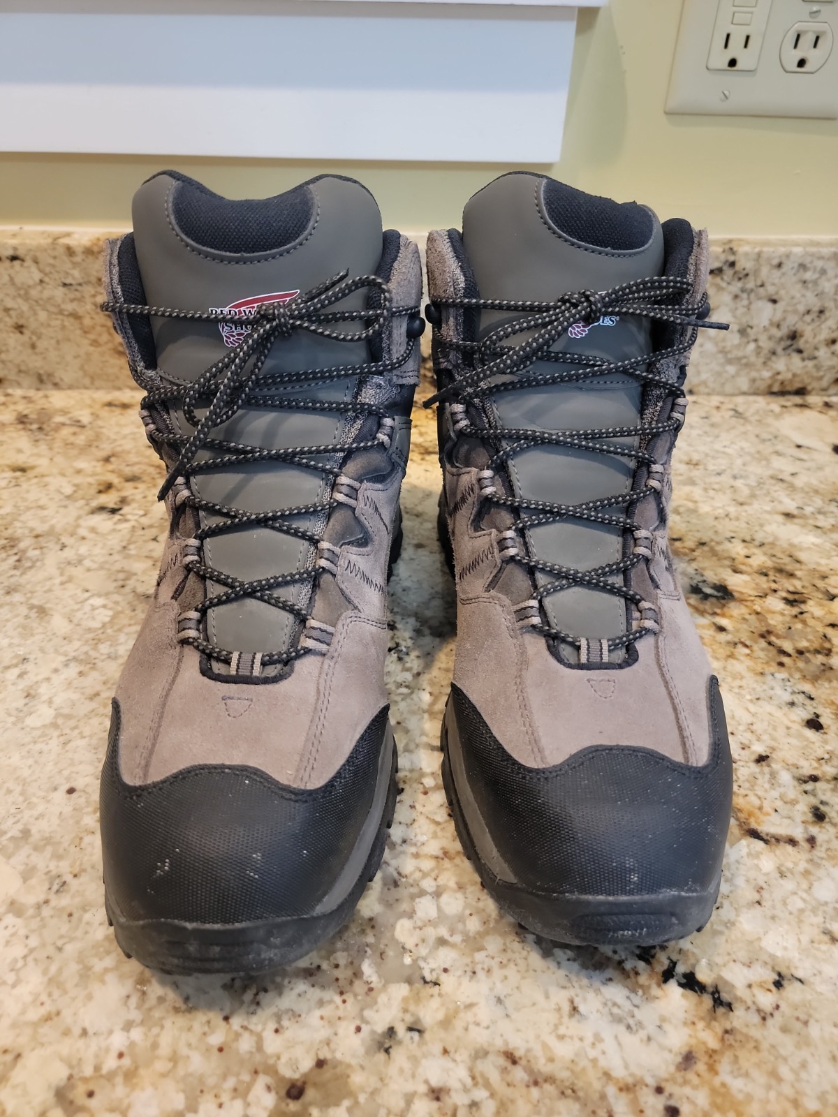 Red Wing 6670 Brown Suede Waterproof Hiking Work Steel Toe Boots Mens 12 D