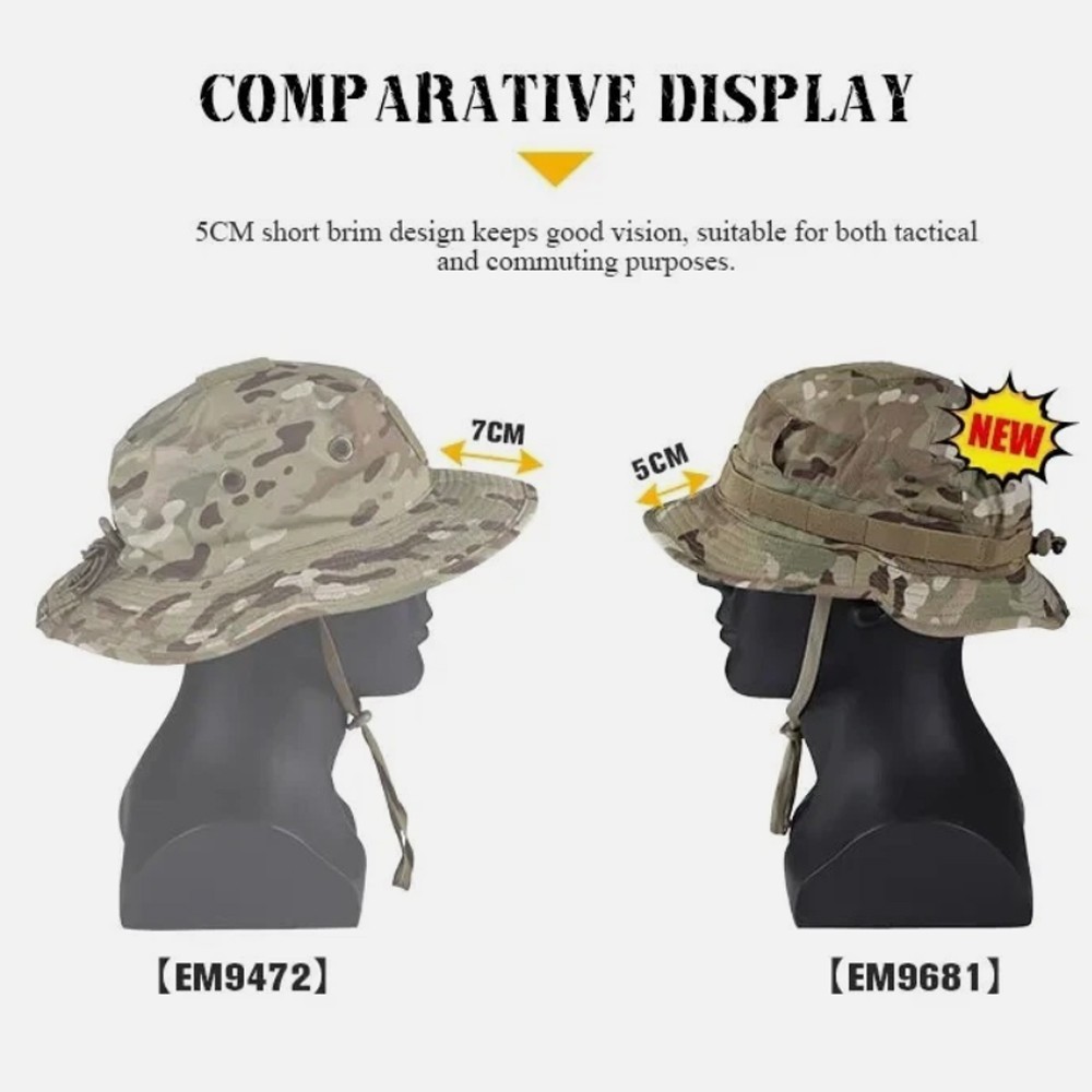 Emerson Tactical Boonie Hat Short Brim Cap Sunscreen Mens Outdoor Fishing Hiking