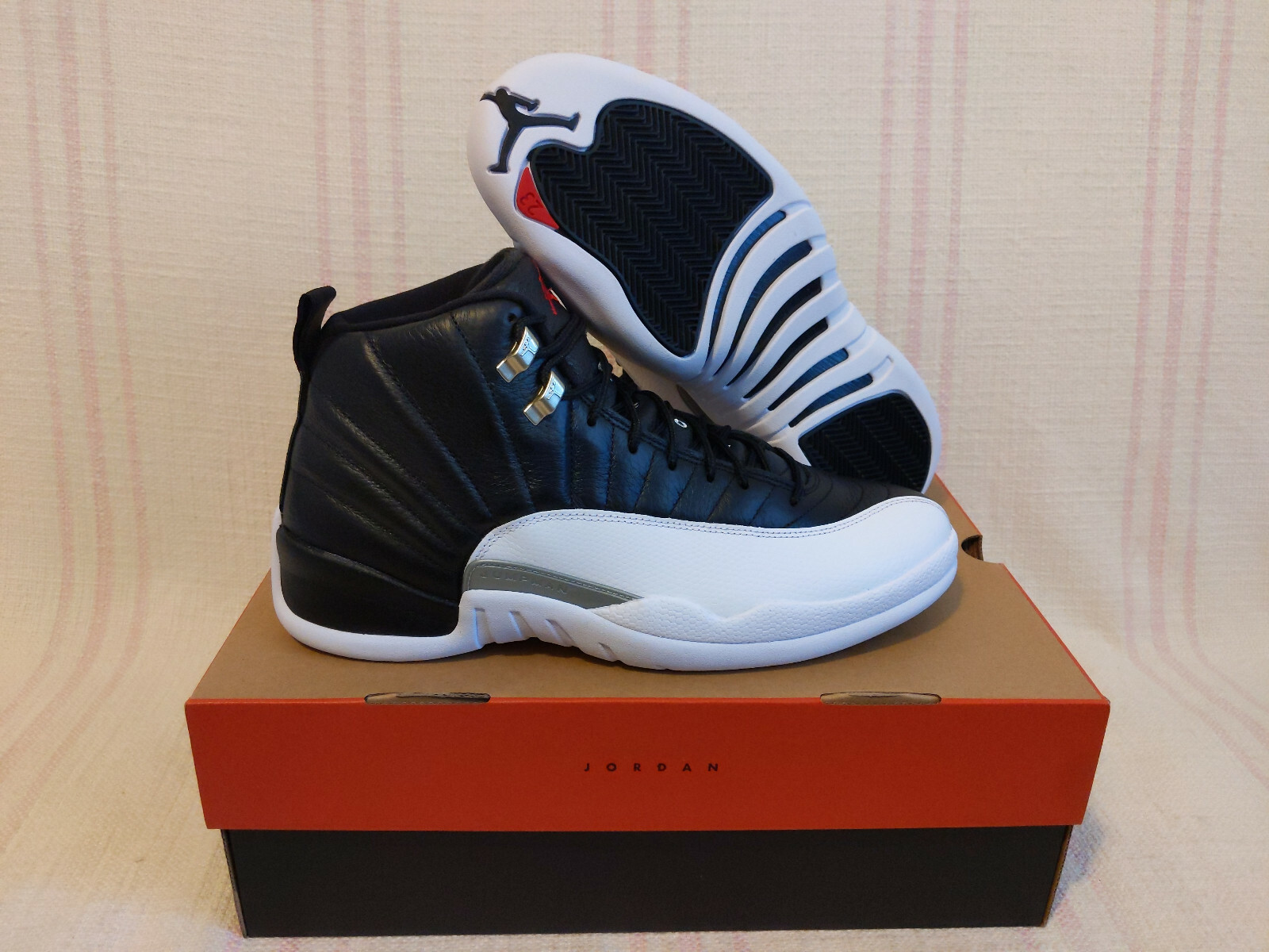 Nike Air Jordan Retro 12 Playoffs Black White AJ12 CT8013 006 Men Size Shoe 11.5