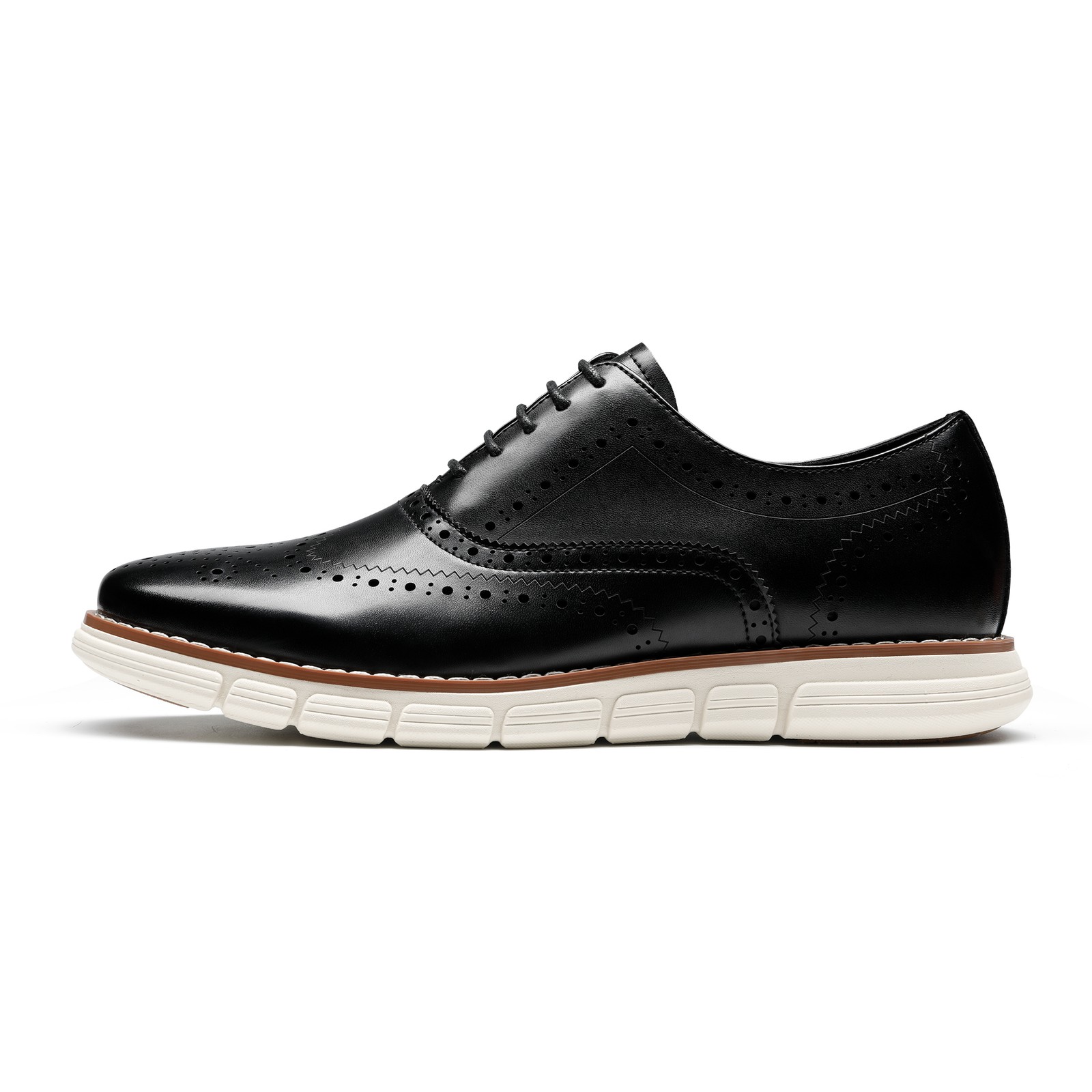 Men’s Crossflex Dress Sneakers Wingtip Derby Casual Oxford Formal Shoes