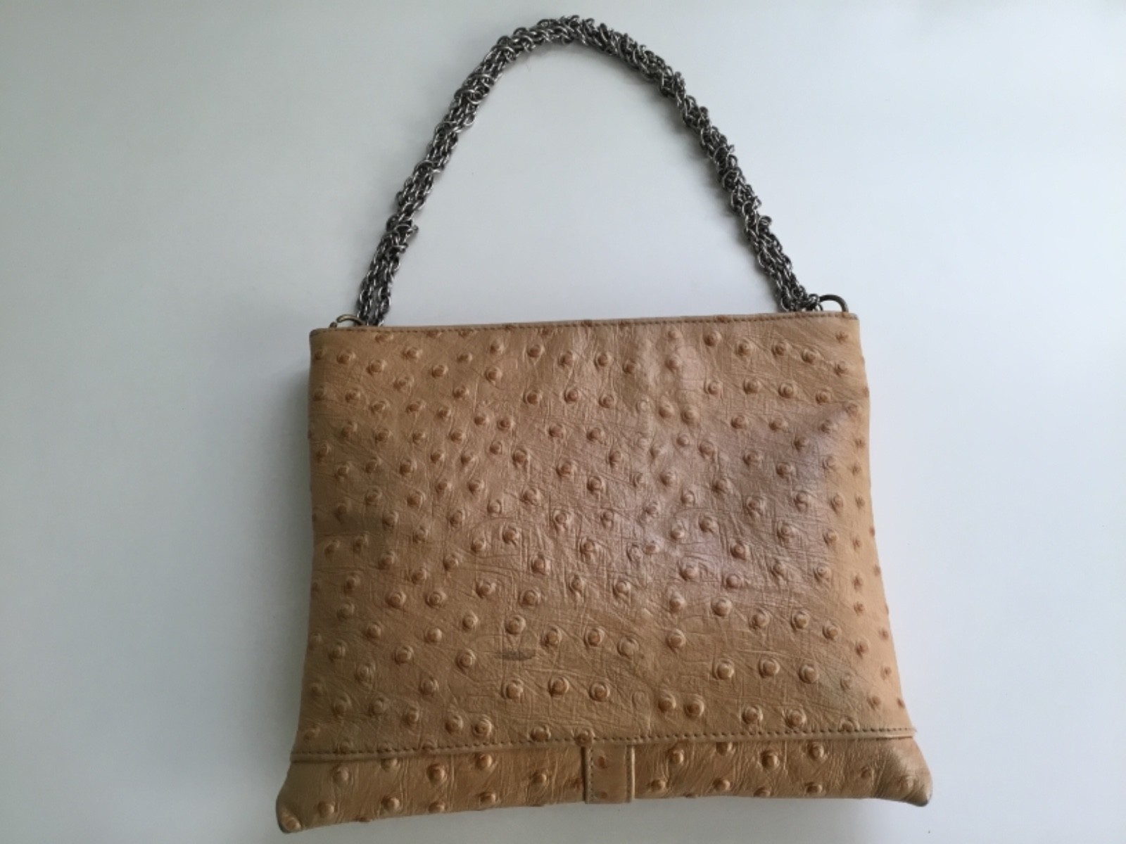 „Studded”like Triangle New York Leather Bag. Superior Quality of Leather.