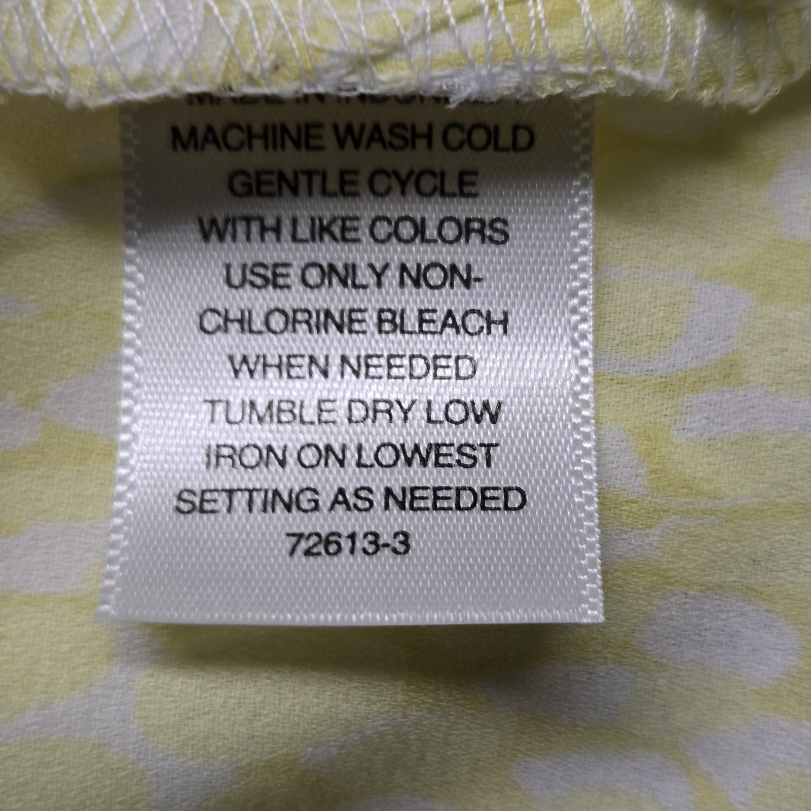 Worthington Tank Top Womens Large Yellow Sleeveless Blouse Zan Print New NWT