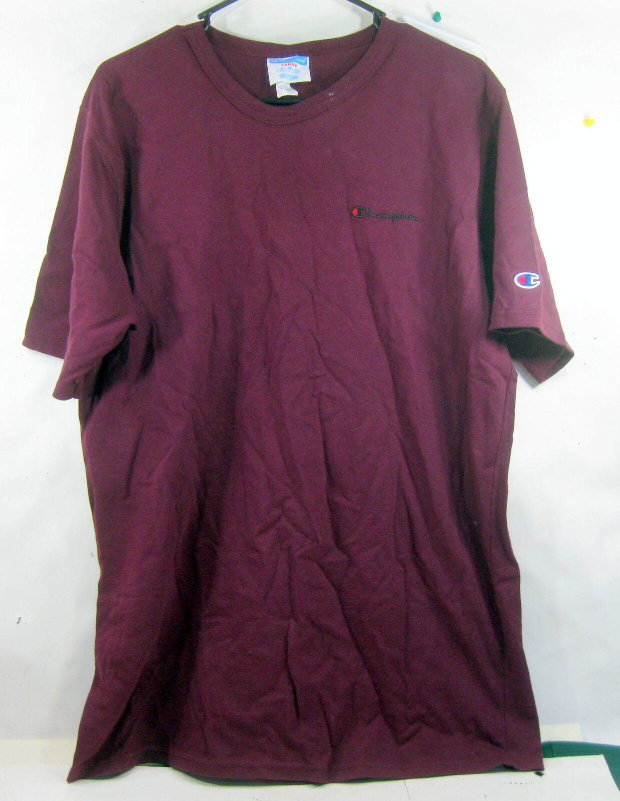 New Champion RED JSY SS TEE GT19 T Shirt MEN Size L