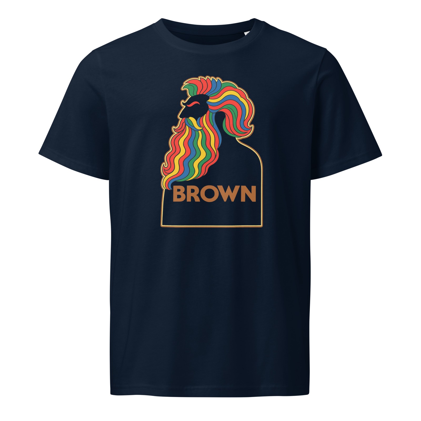 John Brown Psychedelic Silhouette — Abolitionist Pop Art Tee