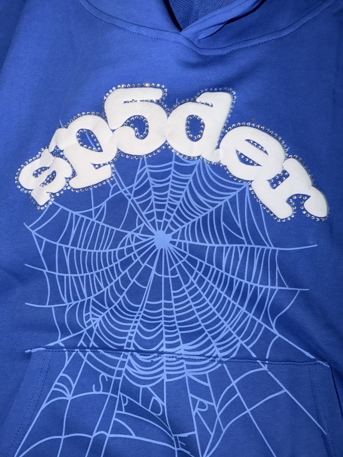 Medium Blue Spider(Sp5der) Hoodie