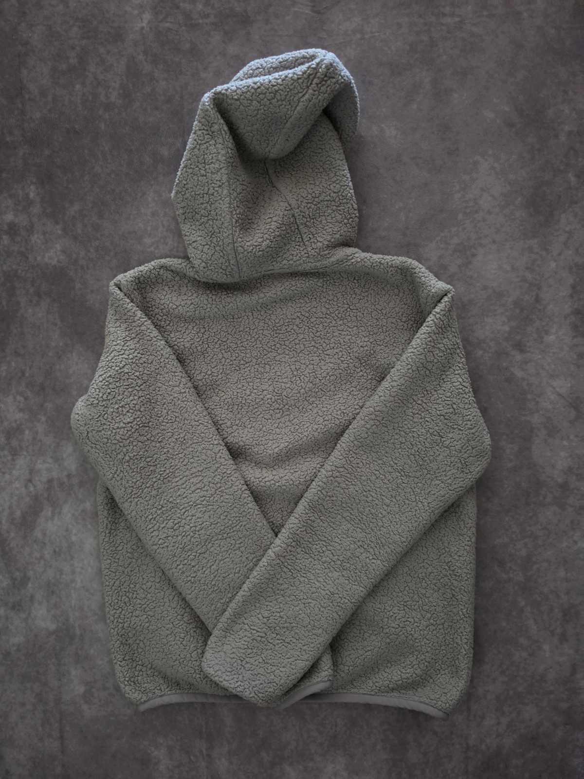 SKU0117 Patagonia Sherpa Fleece Hoodie Women’s Small Gray Half Zip Pullover Cozy