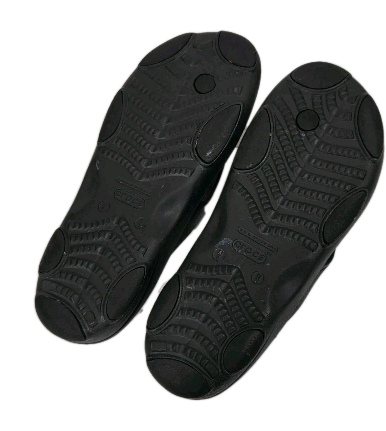 Crocs Baya II Flip Flop Sandals Black Thongs Iconic Comfort Shoes Womens Size 11