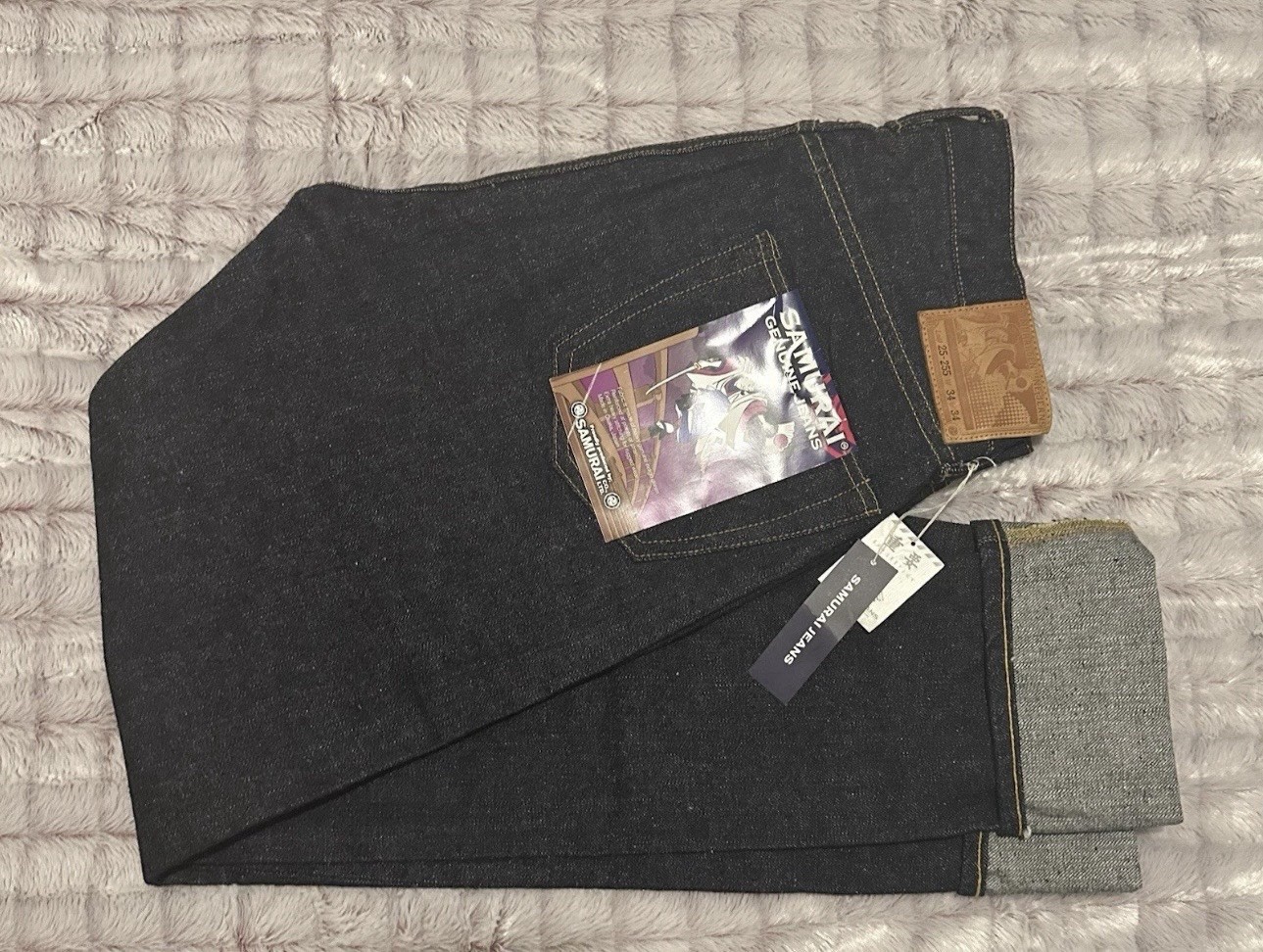 SAMURAI JEAN S0255XX Color indigo 34×29. New with tags. Original Price $335