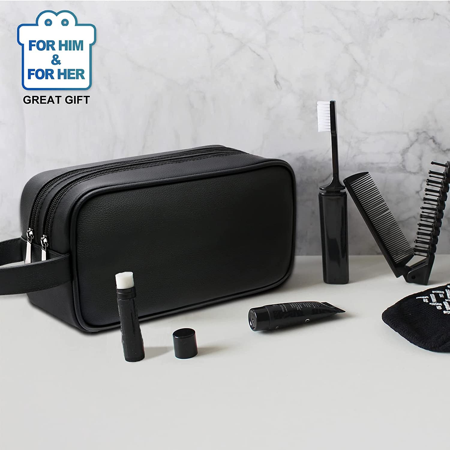EnvÃ­o gratis Soft Pu Leather Zip Travel Neceser Para Hombre Ladies Supply To…