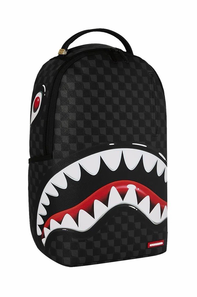 SPRAYGROUND LIMITED EDITION BACKPACK SIP BALLOON BLACK GREY SHARK RED DLXSV NEW