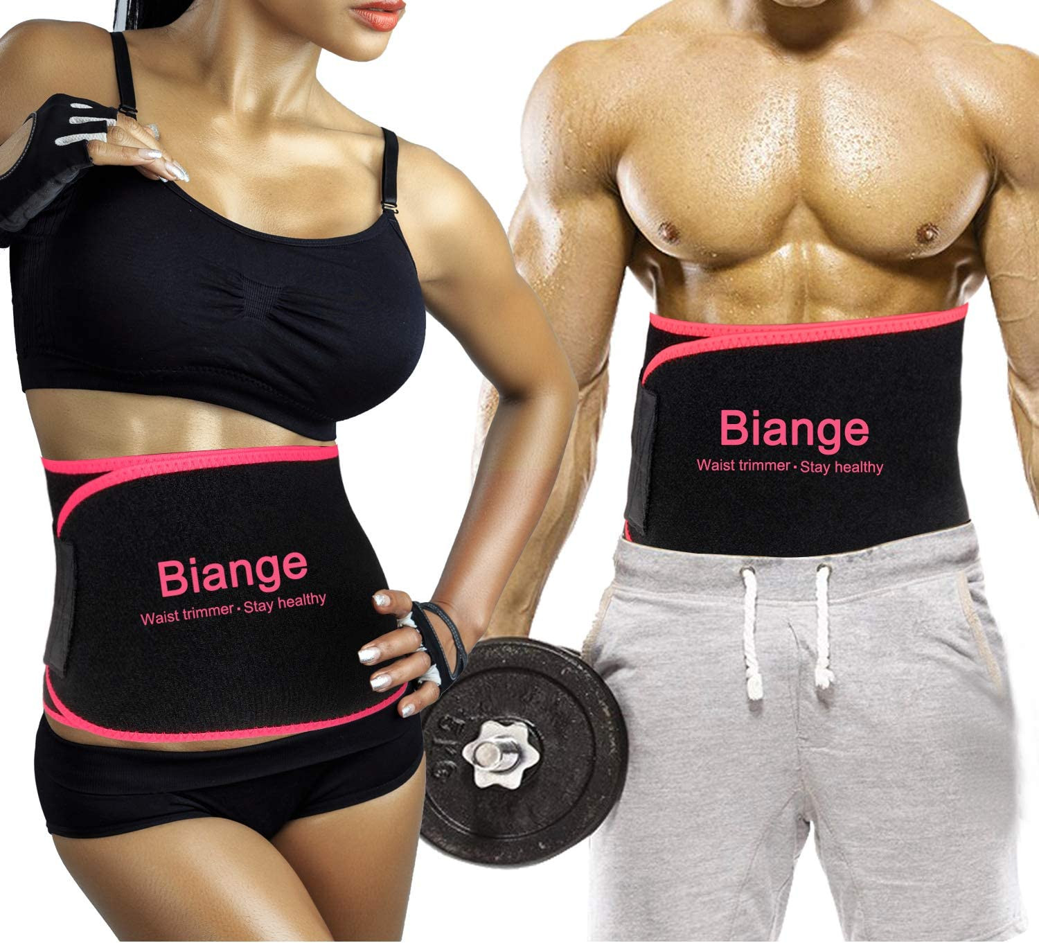 Waist Trainer for Women Men Waist Trimmer Belly Band Stomach Wraps | Sweat Belt