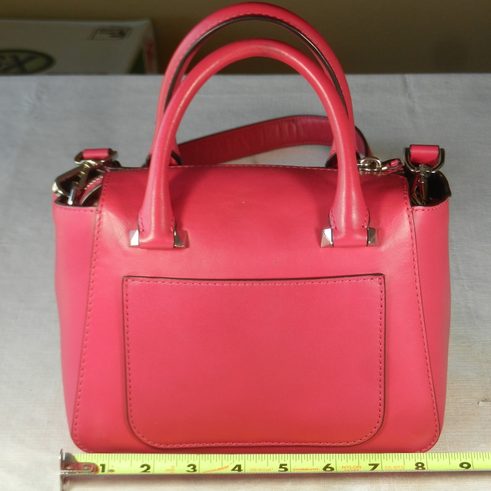 MICHAEL KORS Nolita Ultra Pink Smooth Leather Mini Crossbody Messenger Bag NWOT