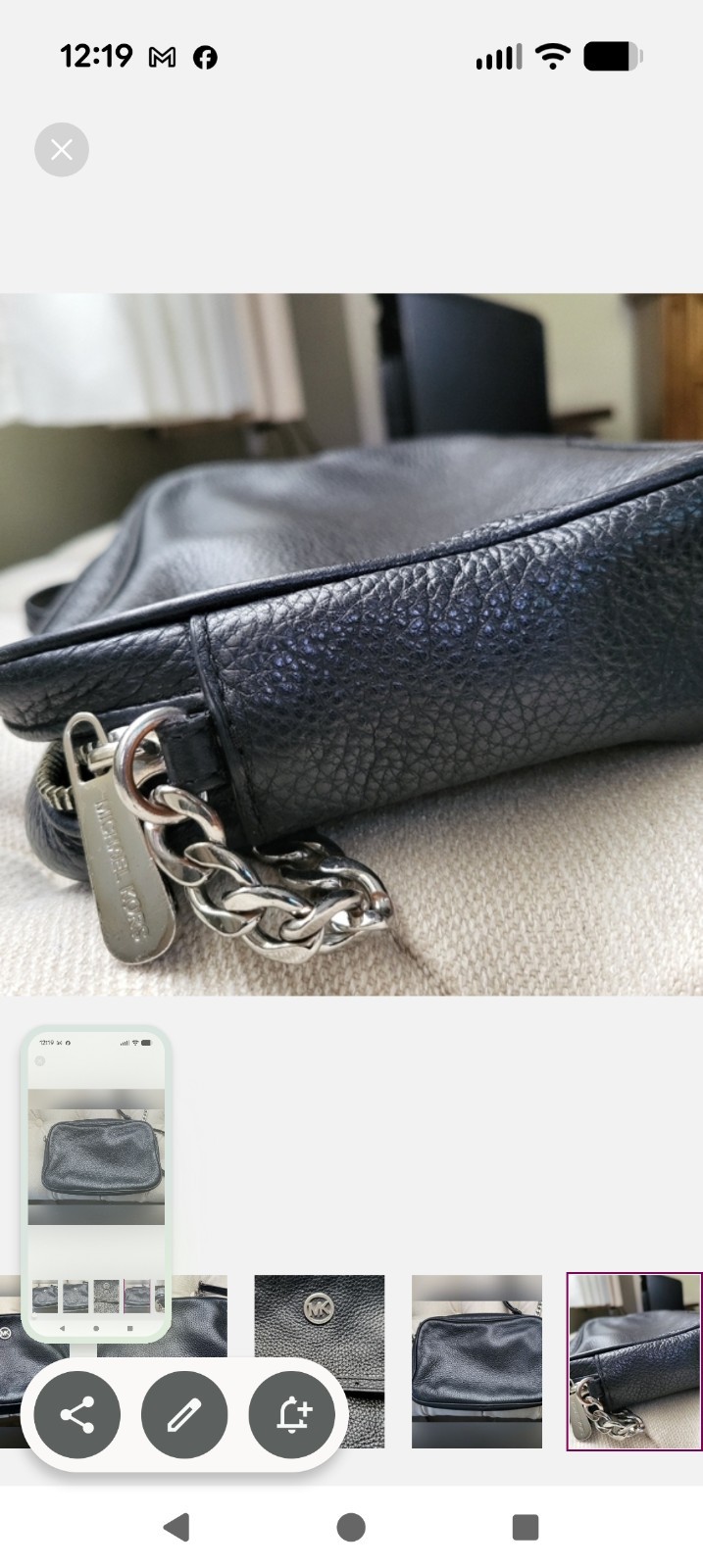 Michael Kors Black Crossbody Jet Set