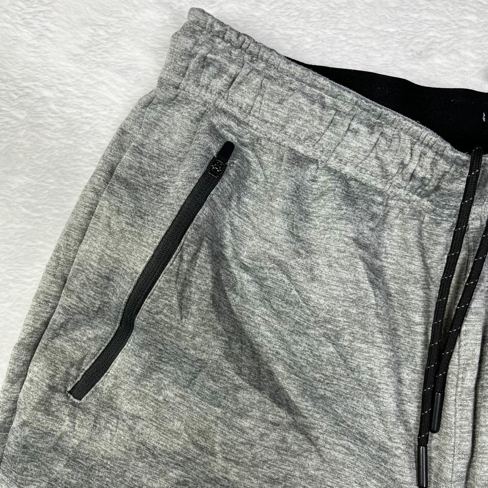 Eddie Bauer Mens Medium Gray Fleece Lined Stretch Mid Rise Training Athleisure