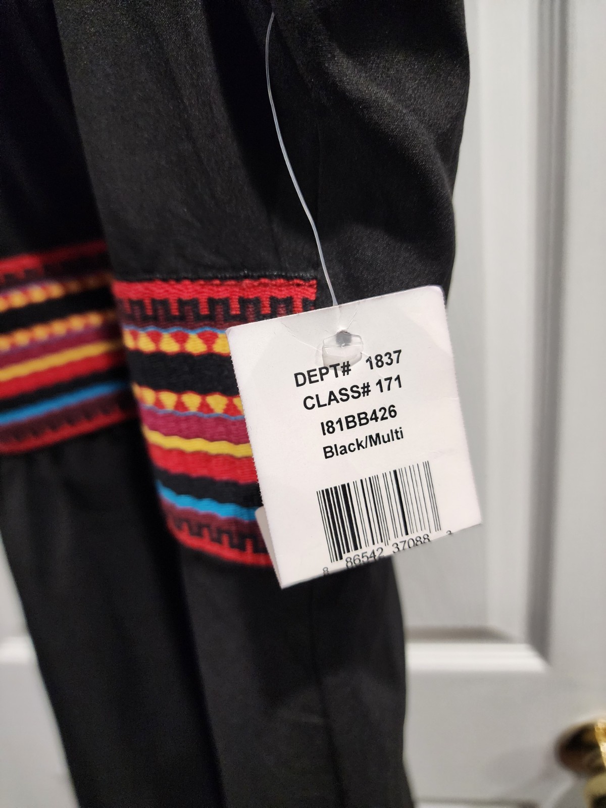 B. Smart Black Fit and Flare Boho Dress Size 11/12