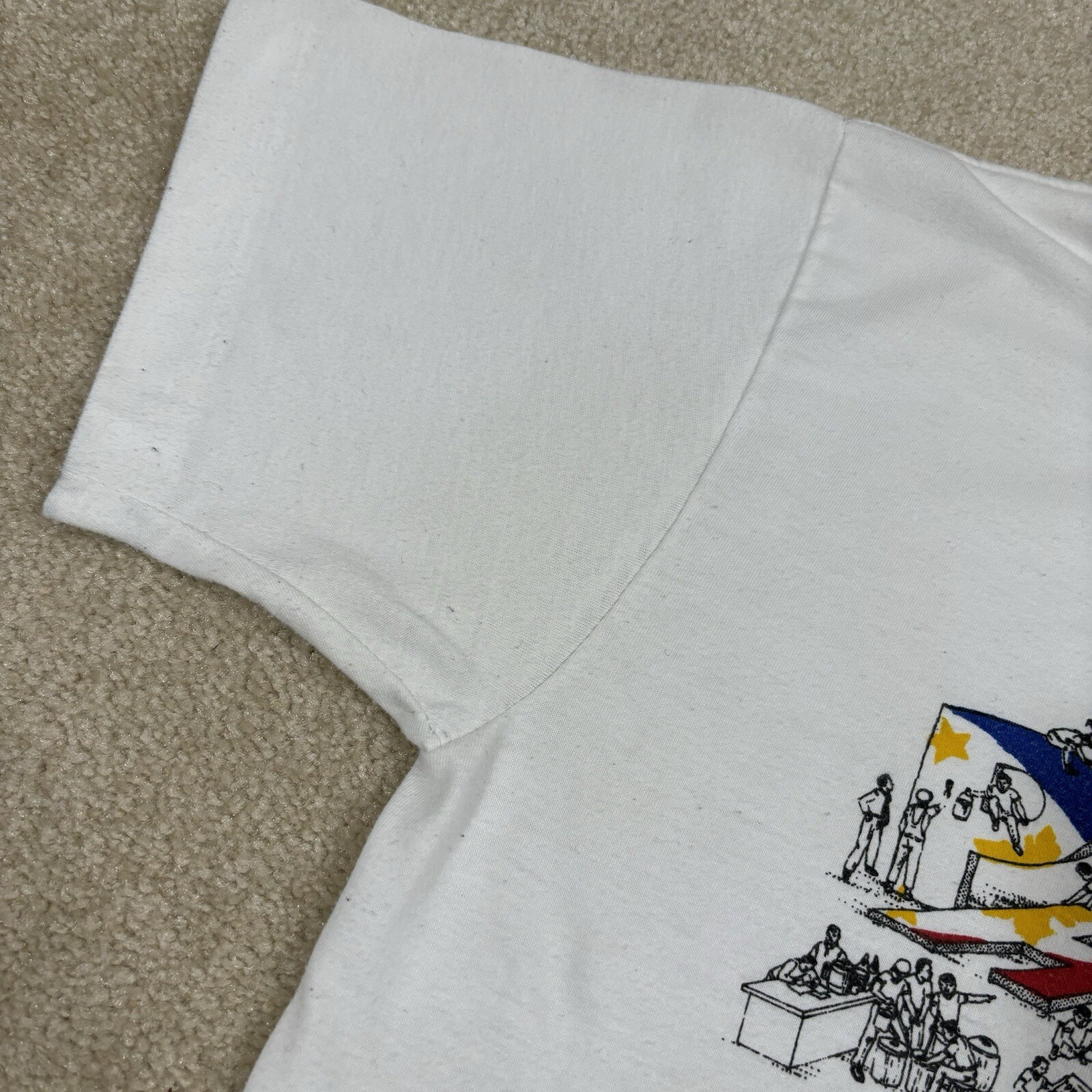 Vintage Philippines 1999 Millenium T Shirt Adult S/M Asia Tourist Tee Retro Y2K