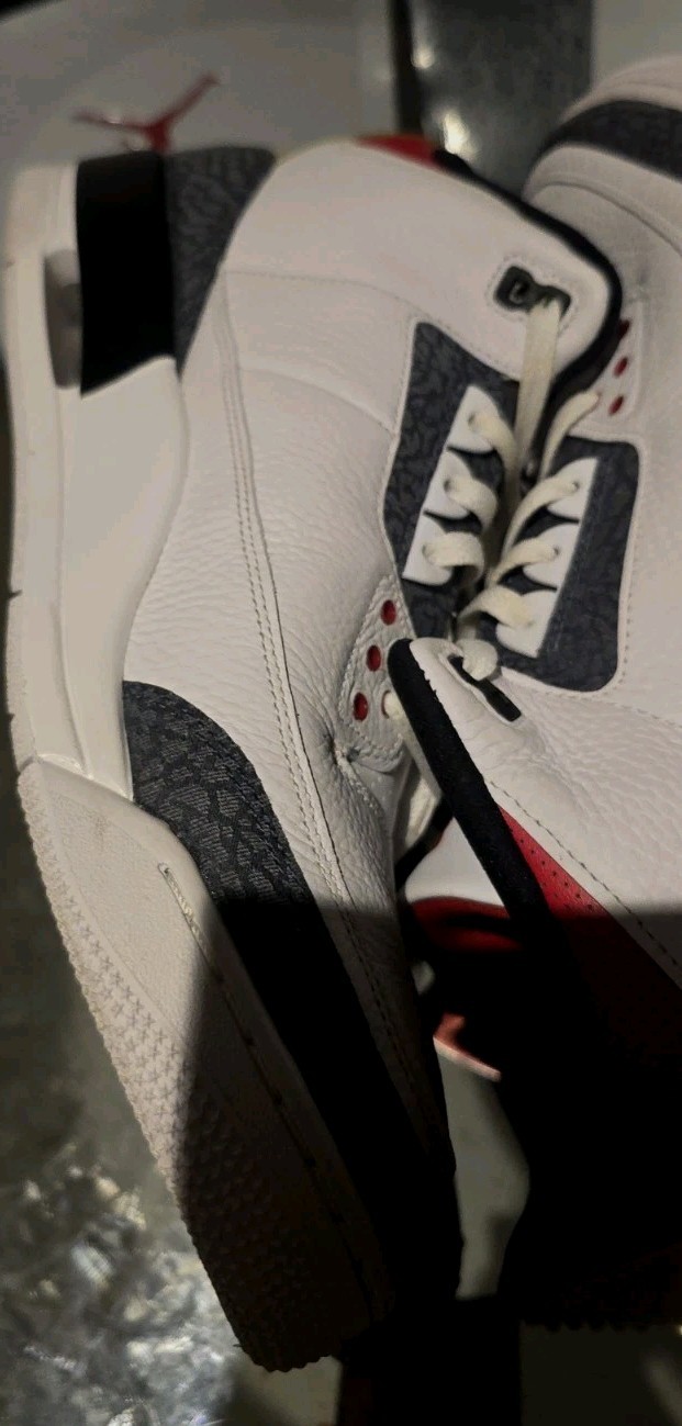 Nike Air Jordan 3 Retro SE Fire Red Denim CZ6431-100 US 15 Rare Excellent OG Box