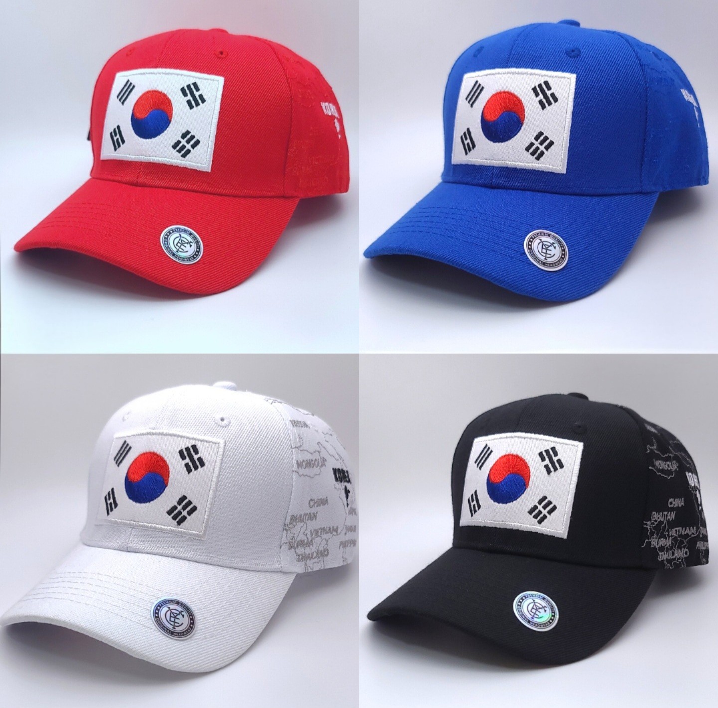 South Korea Flag Baseball Cap South Korean National Team Supporters Dad Hat