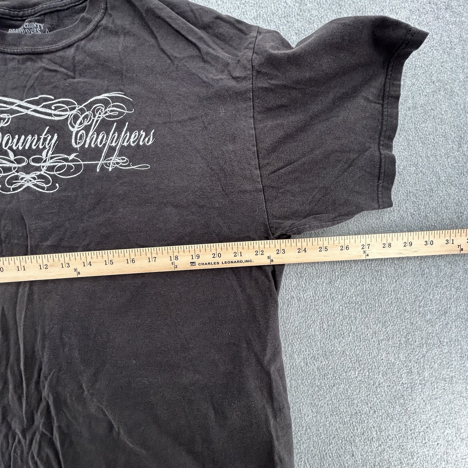 Vintage Orange County Choppers Black Shirt Mens XL Biker Sword Snake