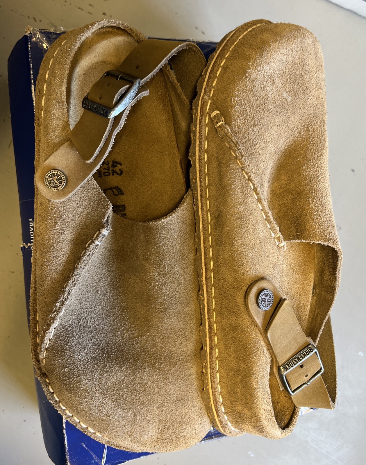UNISEX BIRKENSTOCK LUTRY PREMIUM SUEDE SUEDE LEATHER (REGULAR ) EUR 42 M9 W11