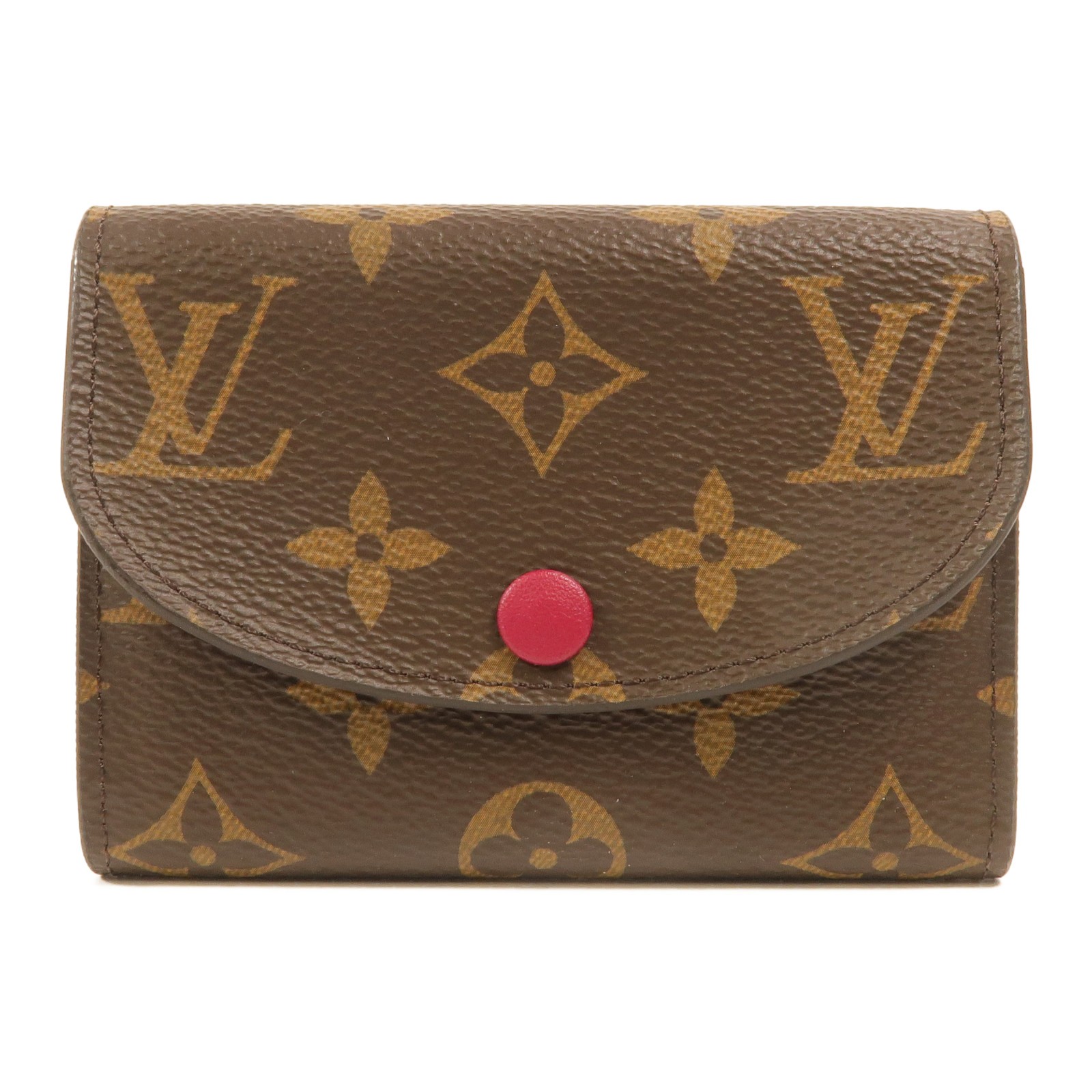 LOUIS VUITTON LV GHW Rosalie Coin Case Purse M41939 Monogram Brown