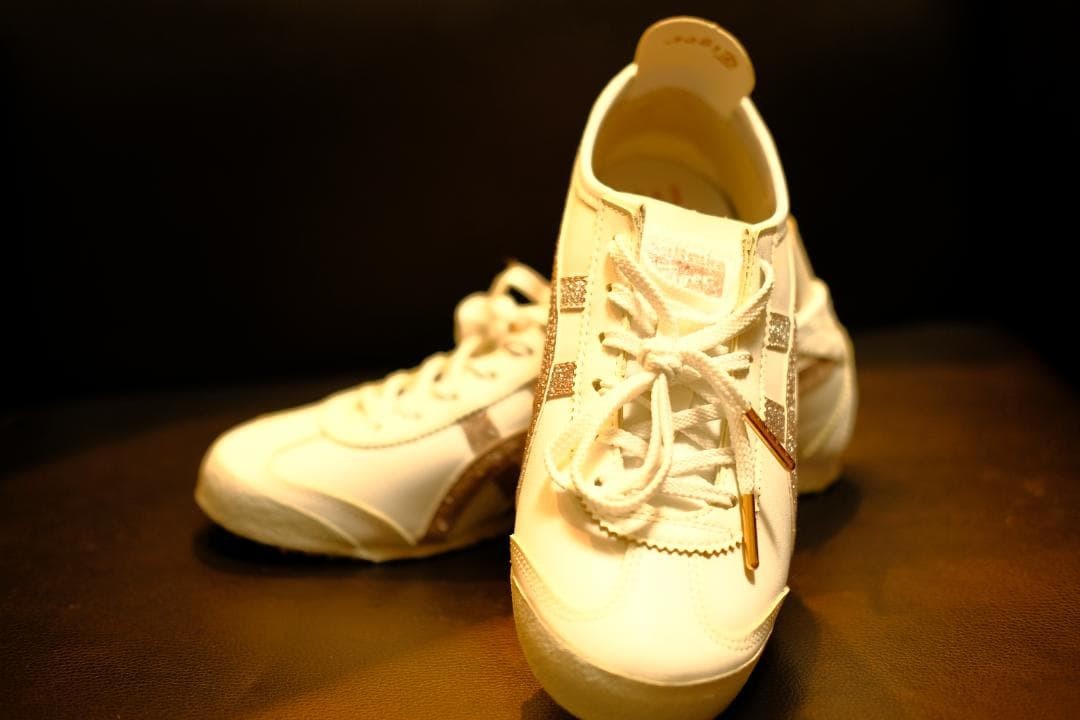 Onitsuka Tiger Mexico 66 White Rose Gold Unused Men 5.0 US