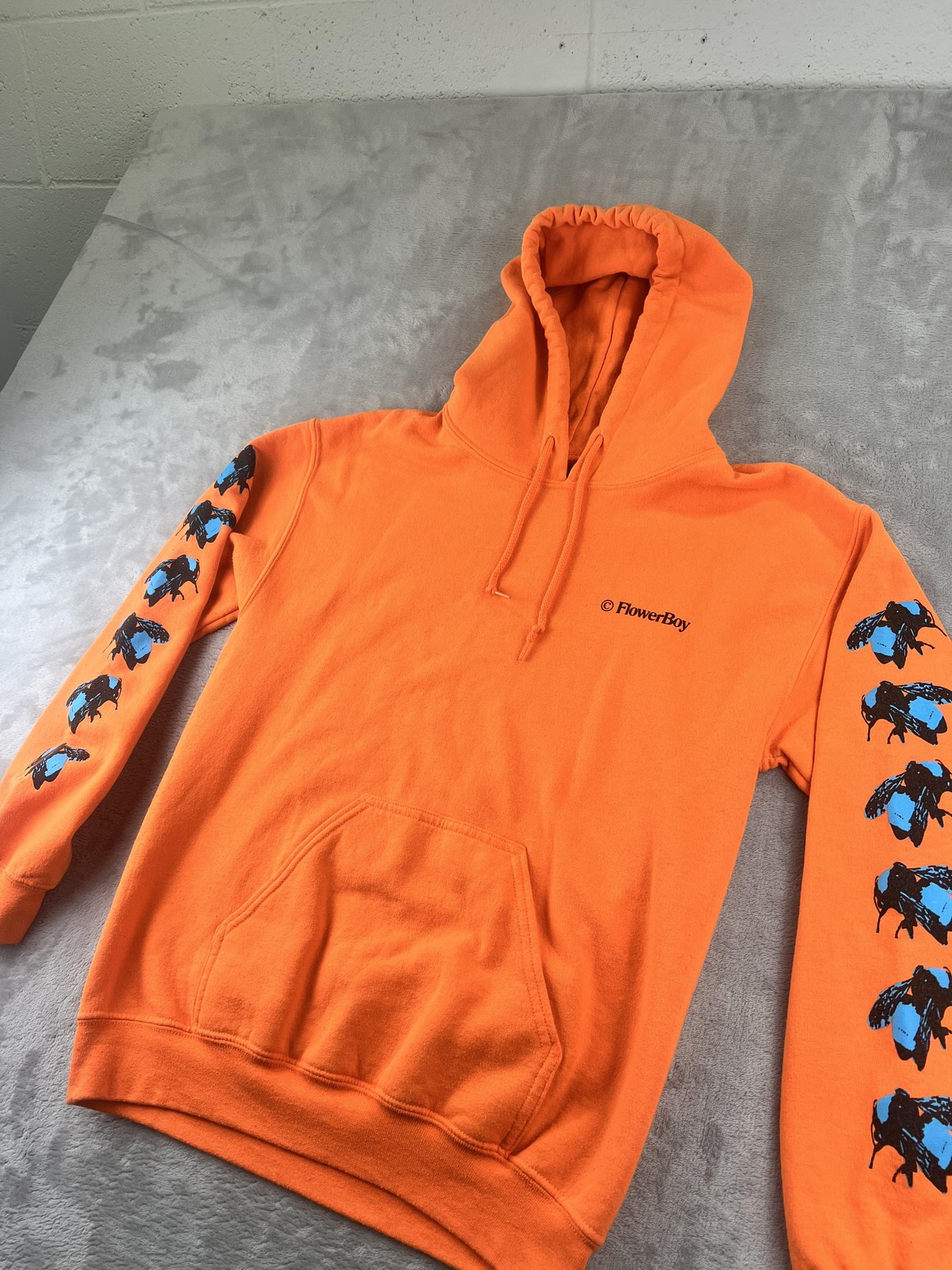 Golf Wang Save The Bees Hoodie Mens Small Orange Flower Boy OFWGKTA Sweatshirt