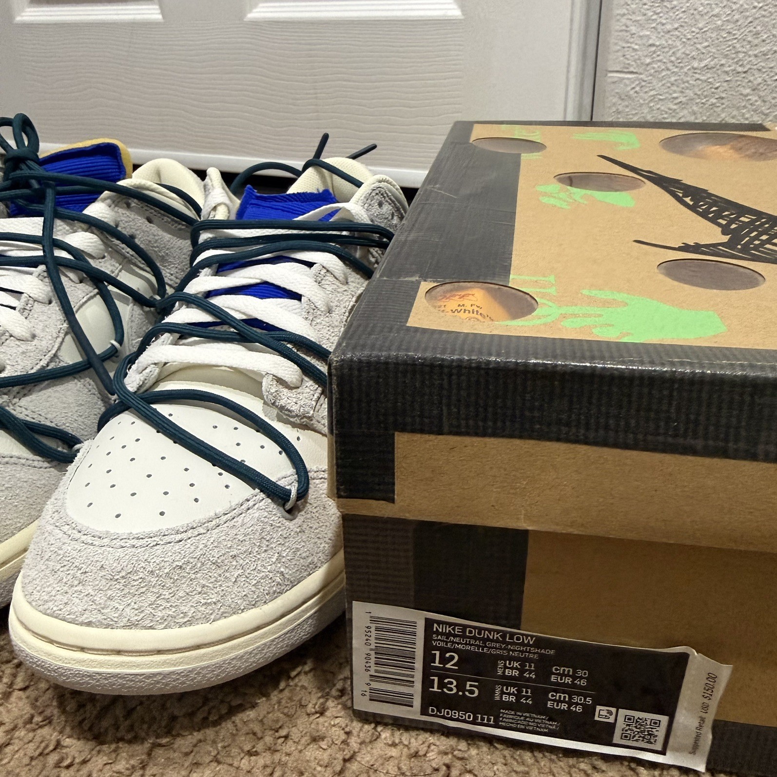 Size 12 – Nike Off-White x Dunk Low Lot 16 of 50 Worn once With Original Box