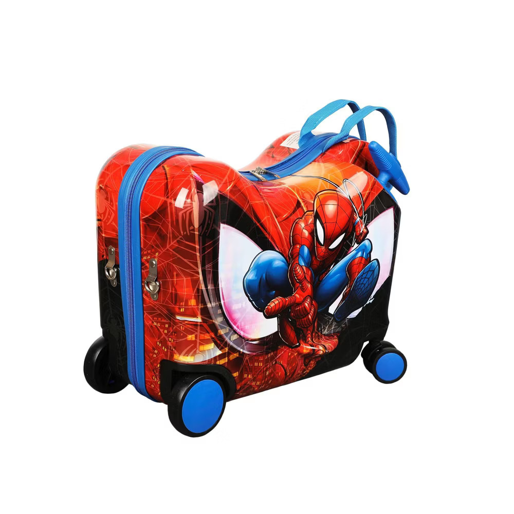 Spider-Man Carry On Spinner Hardside Ride On Suitcase – Red