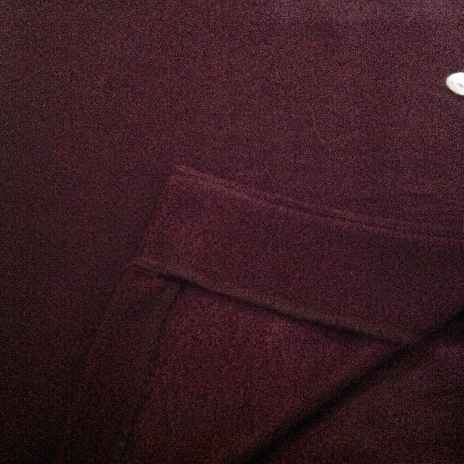 SUSAN GRAVER MAROON SIZE MEDIUM BUTTON FRONT JACKET
