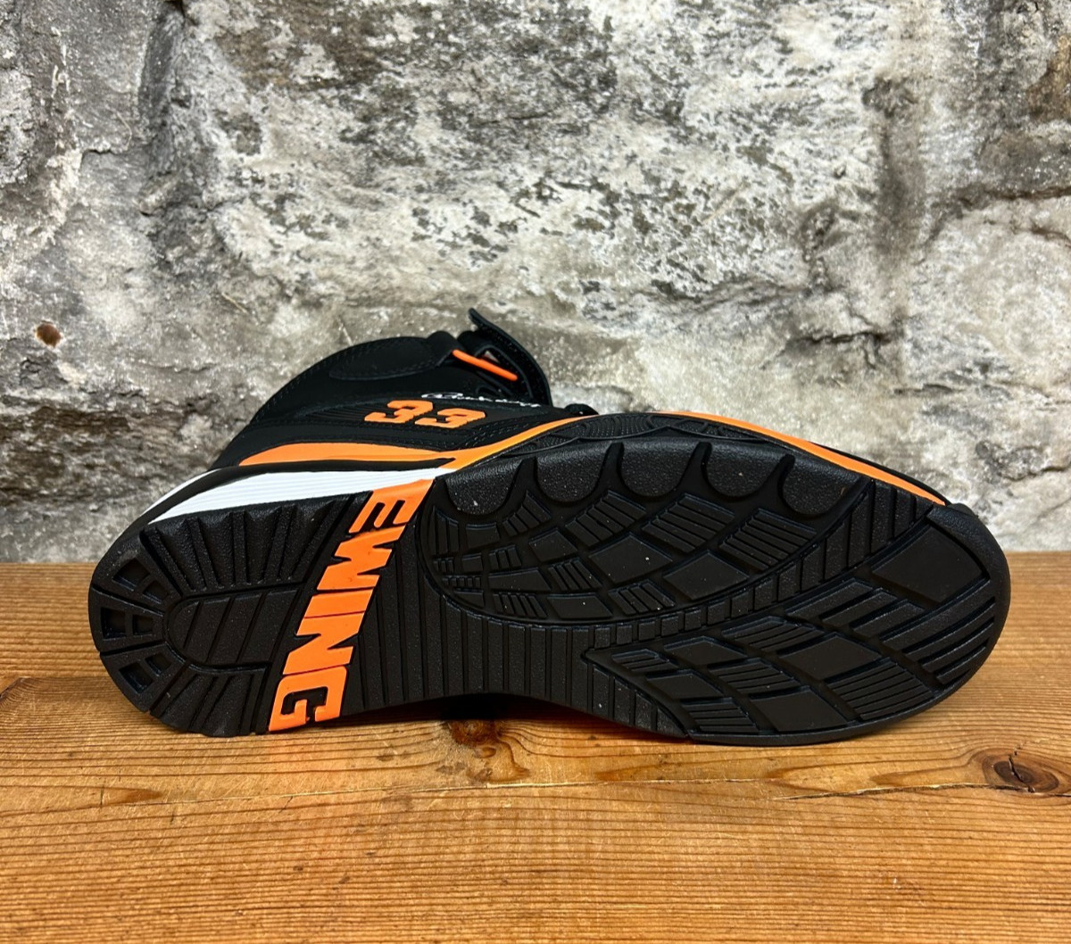 Ewing KROSS x Naughty By Nature 1EWNBN01-118 Black/Orange/White Mens New In Box