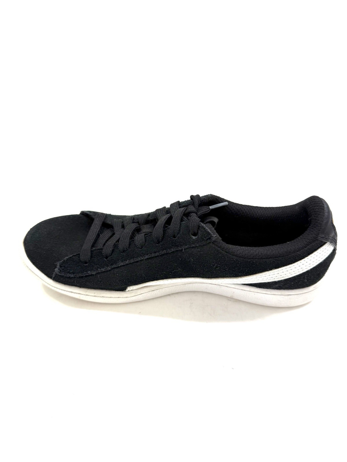 PUMA Classic Lace Up Youth Boys Black White Sneakers Casual Shoes 36 /22.5 CM
