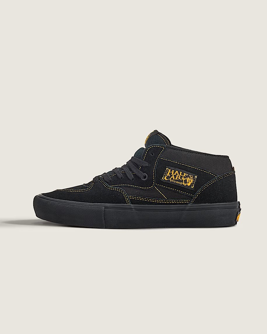 Vans Skate Half Cab Black Mustard VN0A5FCDBLN Men’s Size 12 US Shoes NEW SKATE