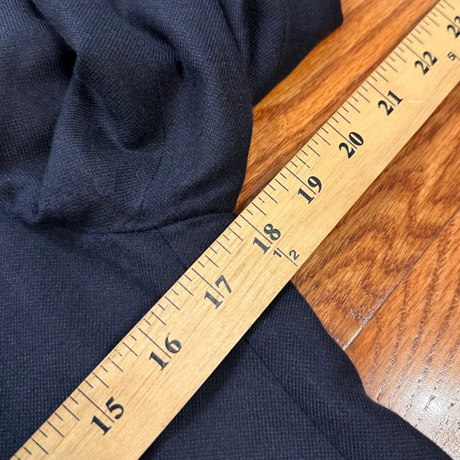 J.Crew Ludlow Blazer Mens 34S Slim Navy Moon Worsted Wool Cotton Unstructured