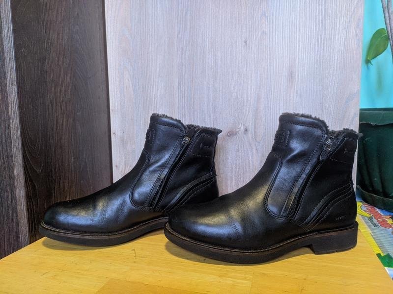 mens ecco boots black 41